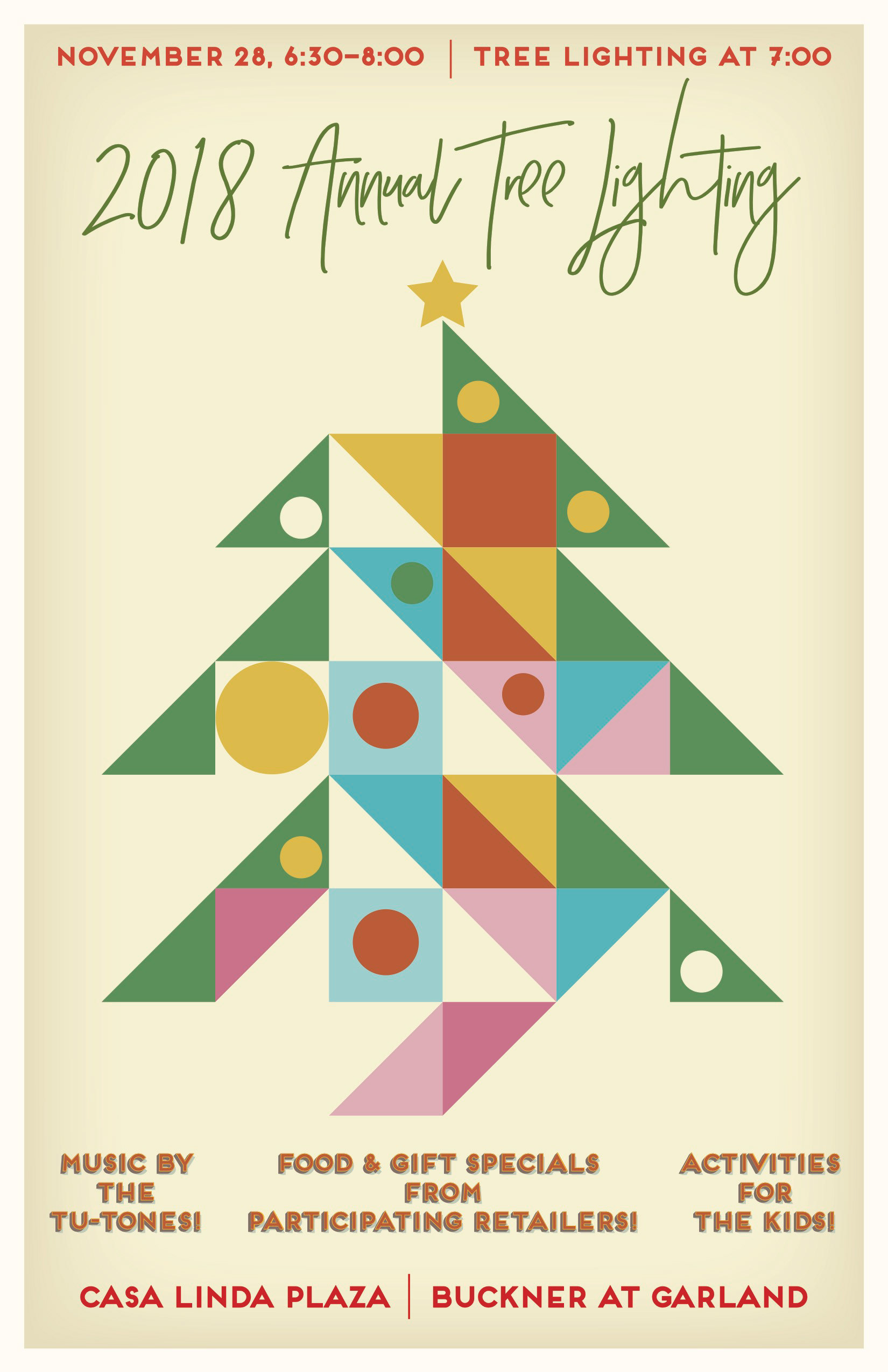 Poster for Christmas event