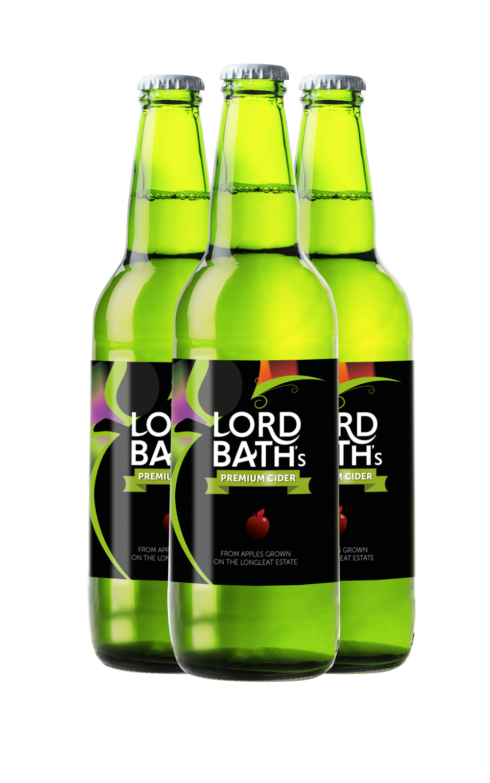 Fieryyellow Cider Bottle Packaging