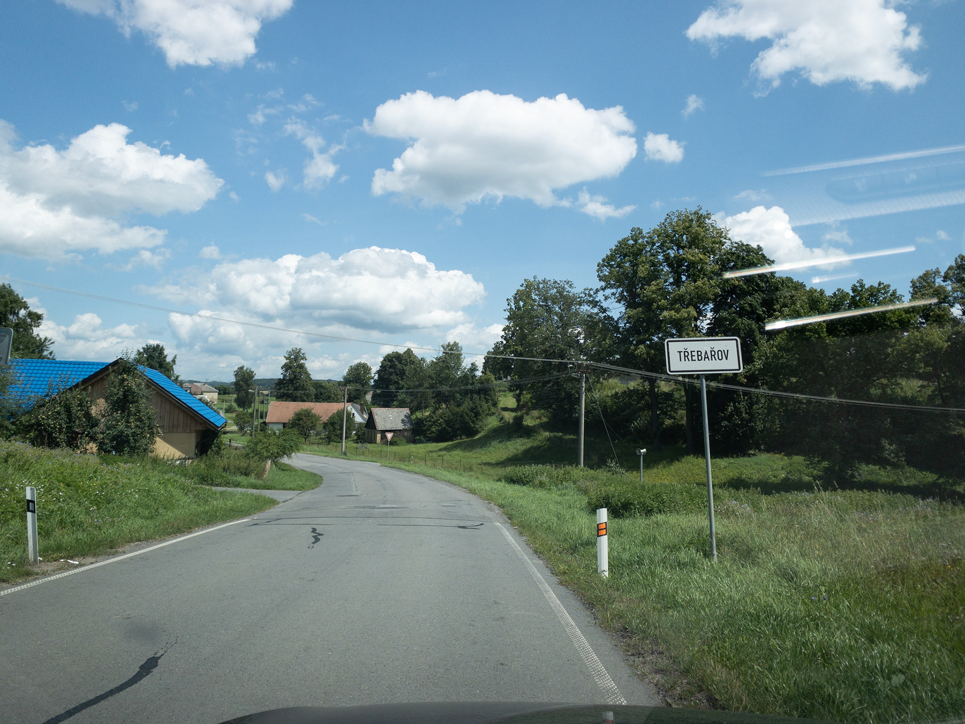 Entering from the south