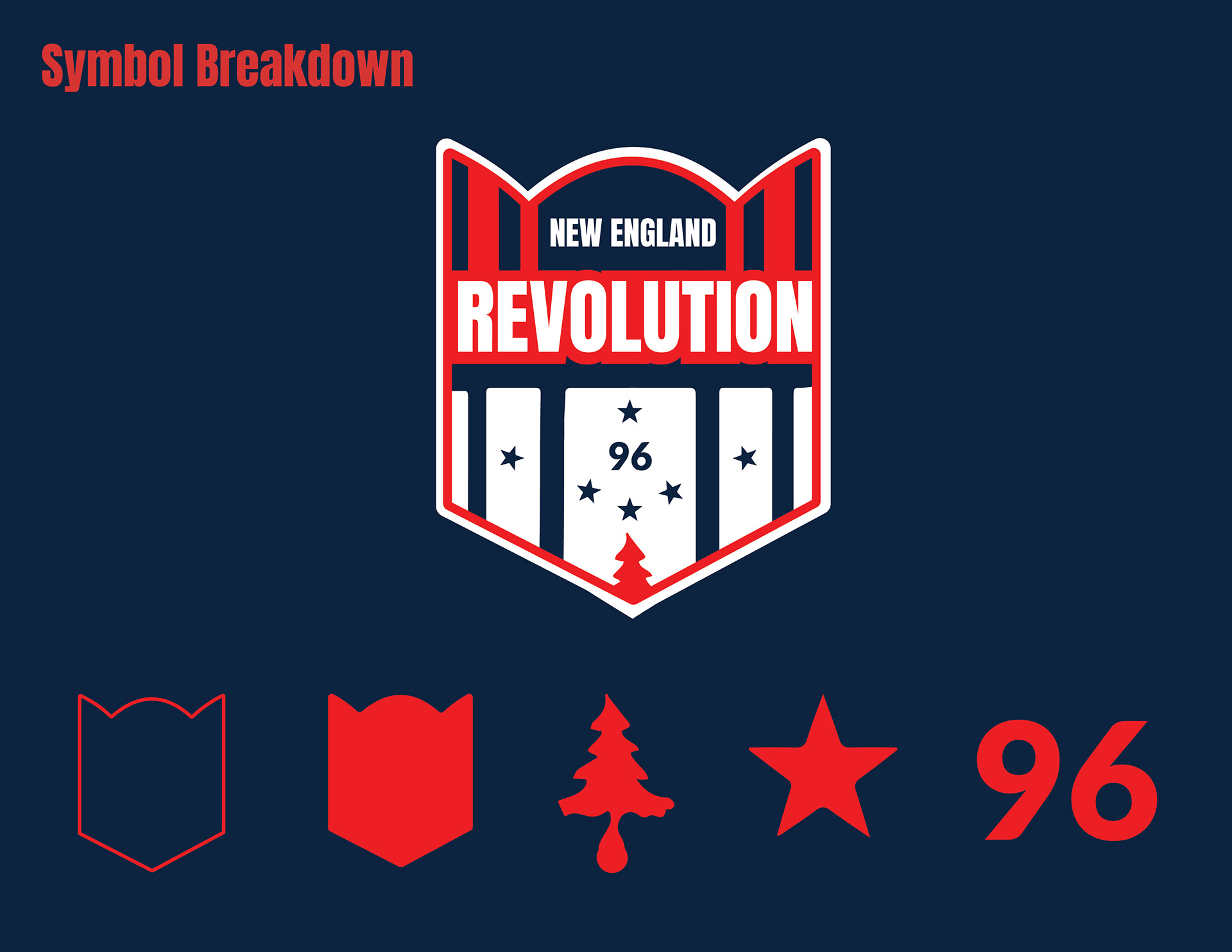 Gamez Designs - New England Revolution Rebrand Concept