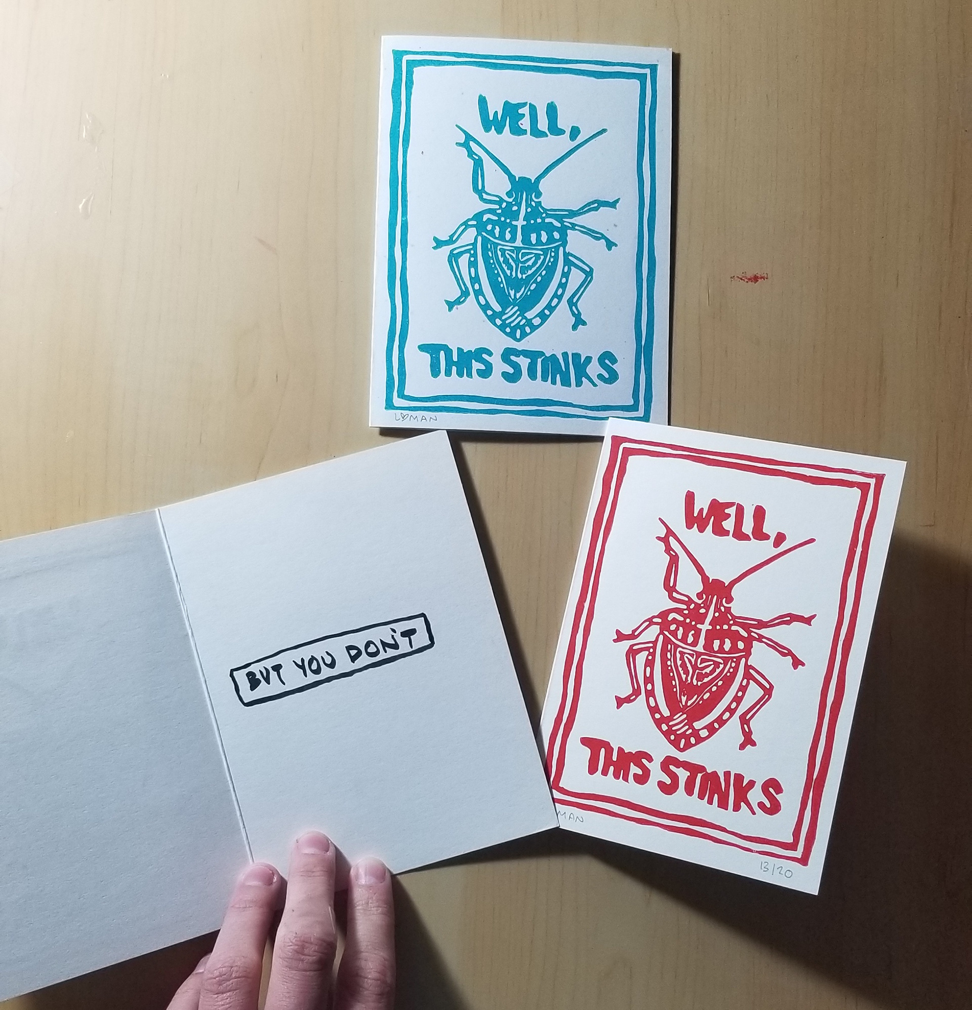 LoRae Hartman Stink Bug Cards