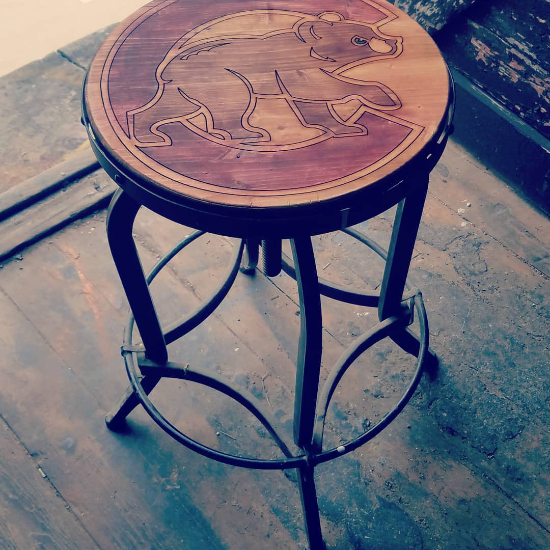Chris Knight Beer Themed Bar Stools