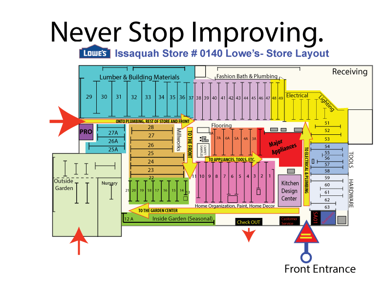 kevin sundquist Lowe s Store Map