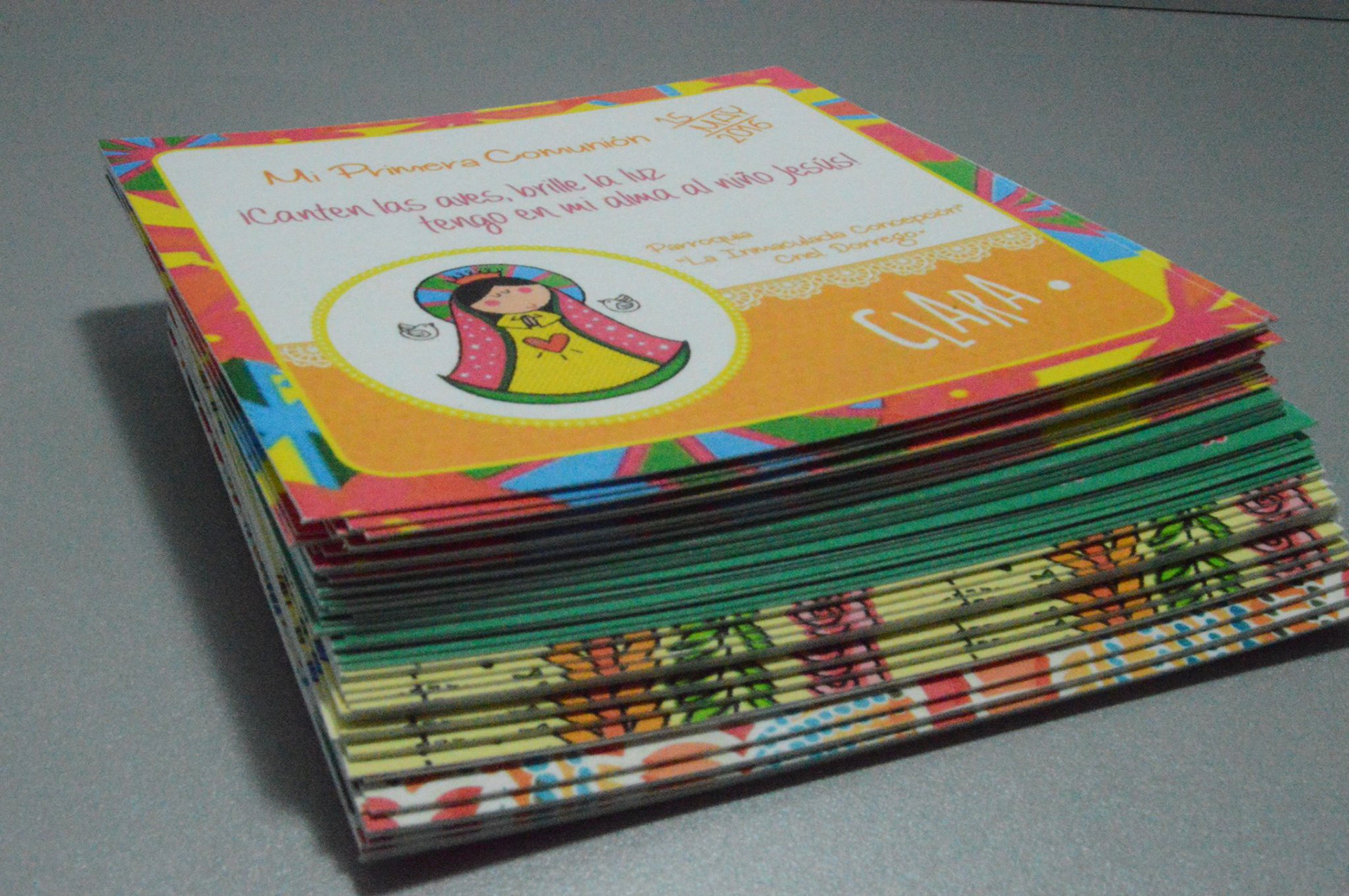 Invitaciones personalizadas (comunión)