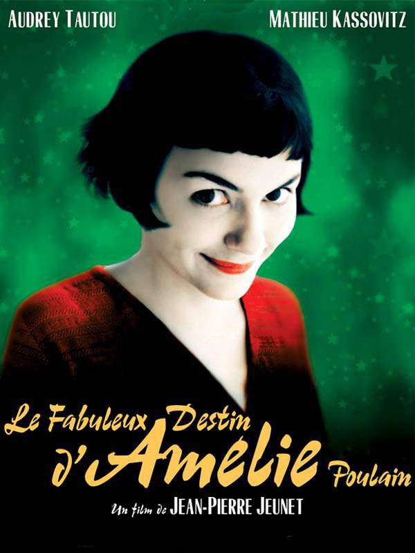 LE FABULEUX DESTIN D’AMÉLIE POULAIN (Jean-Pierre Jeunet, 2001) J’ai adoré l’ambiance qui émanait de ce film. La musique de Yann Tiersen, les couleurs et la pittoresque butte de Montmartre m’ont fait voyager le temps d’un confinement.