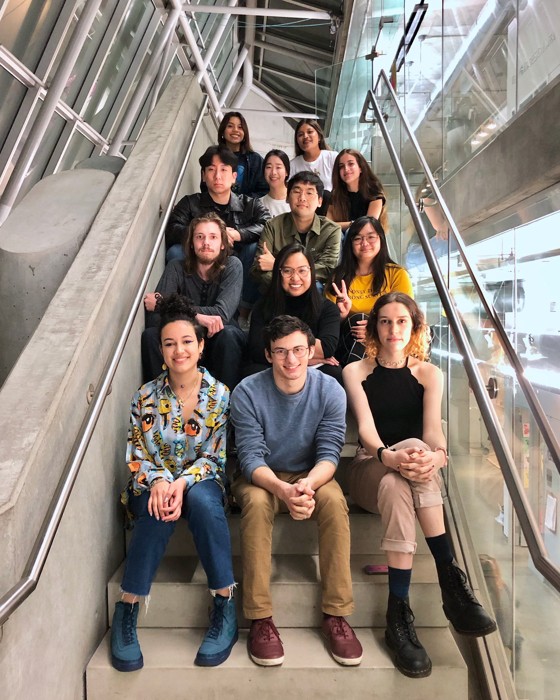 Team Wingdings with visiting designer Monina Velarde from the New York Times.