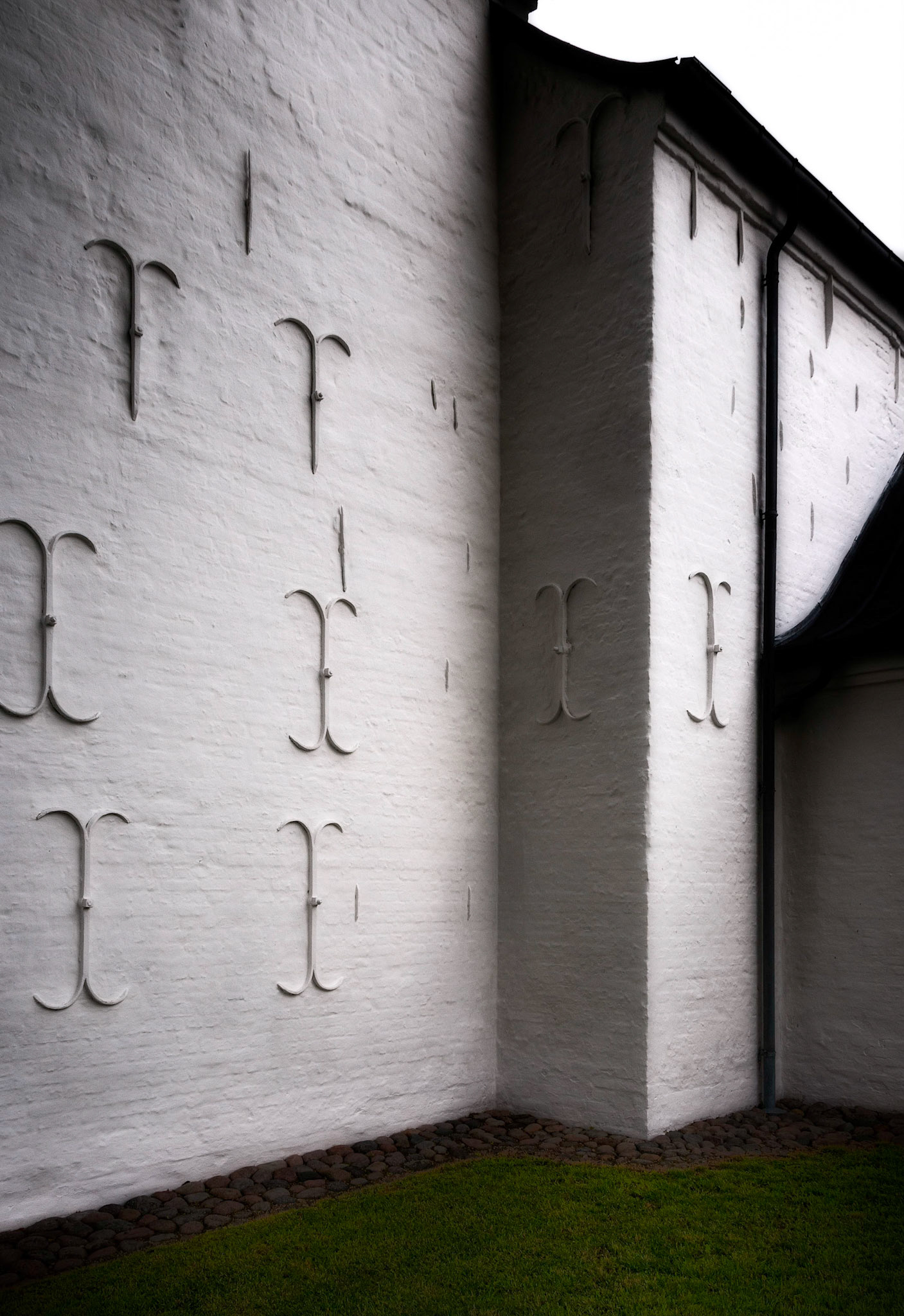 Church Wall Jelling Denmark 1