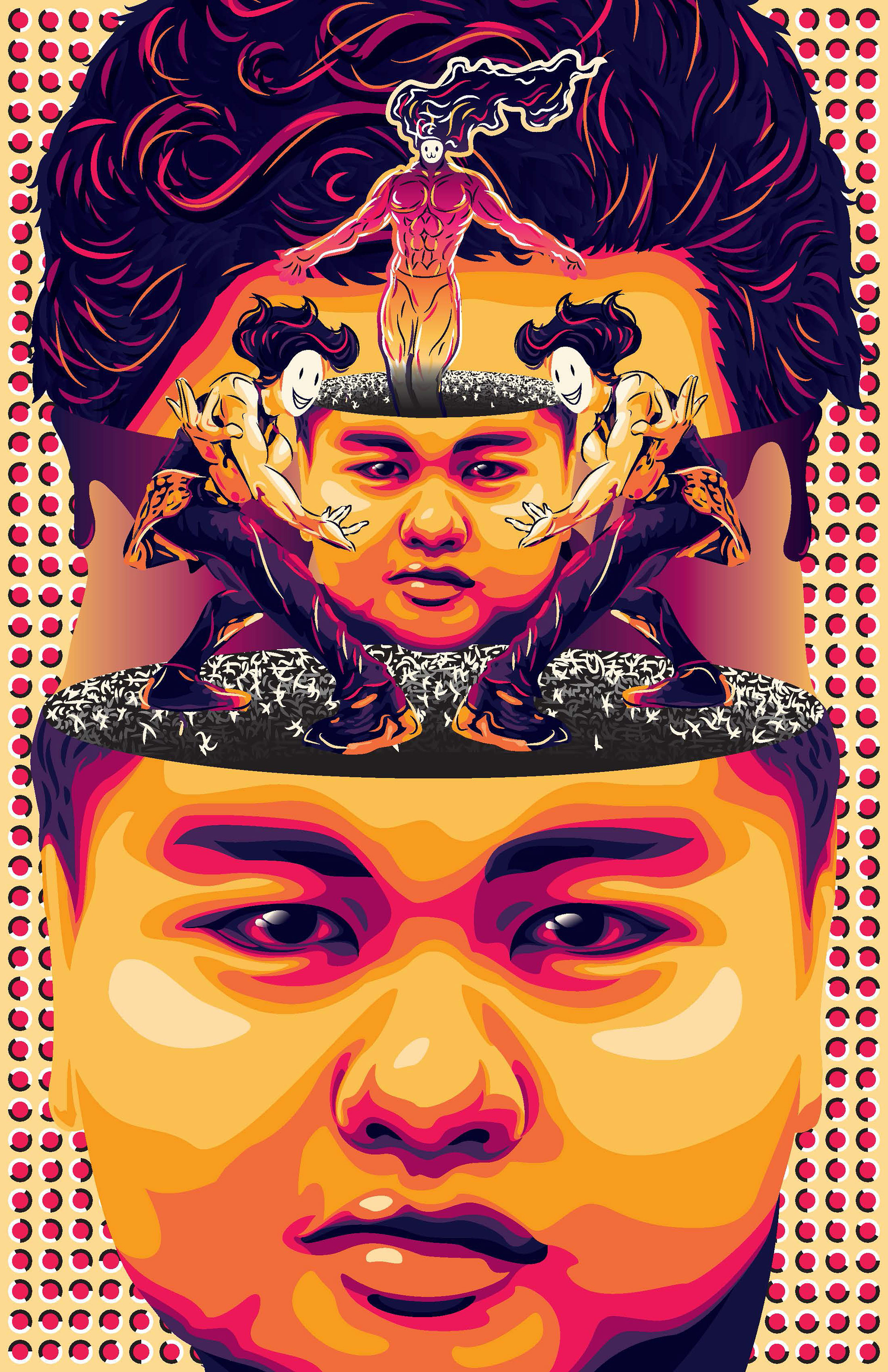 Victor Santos, Self Portrait Illustration