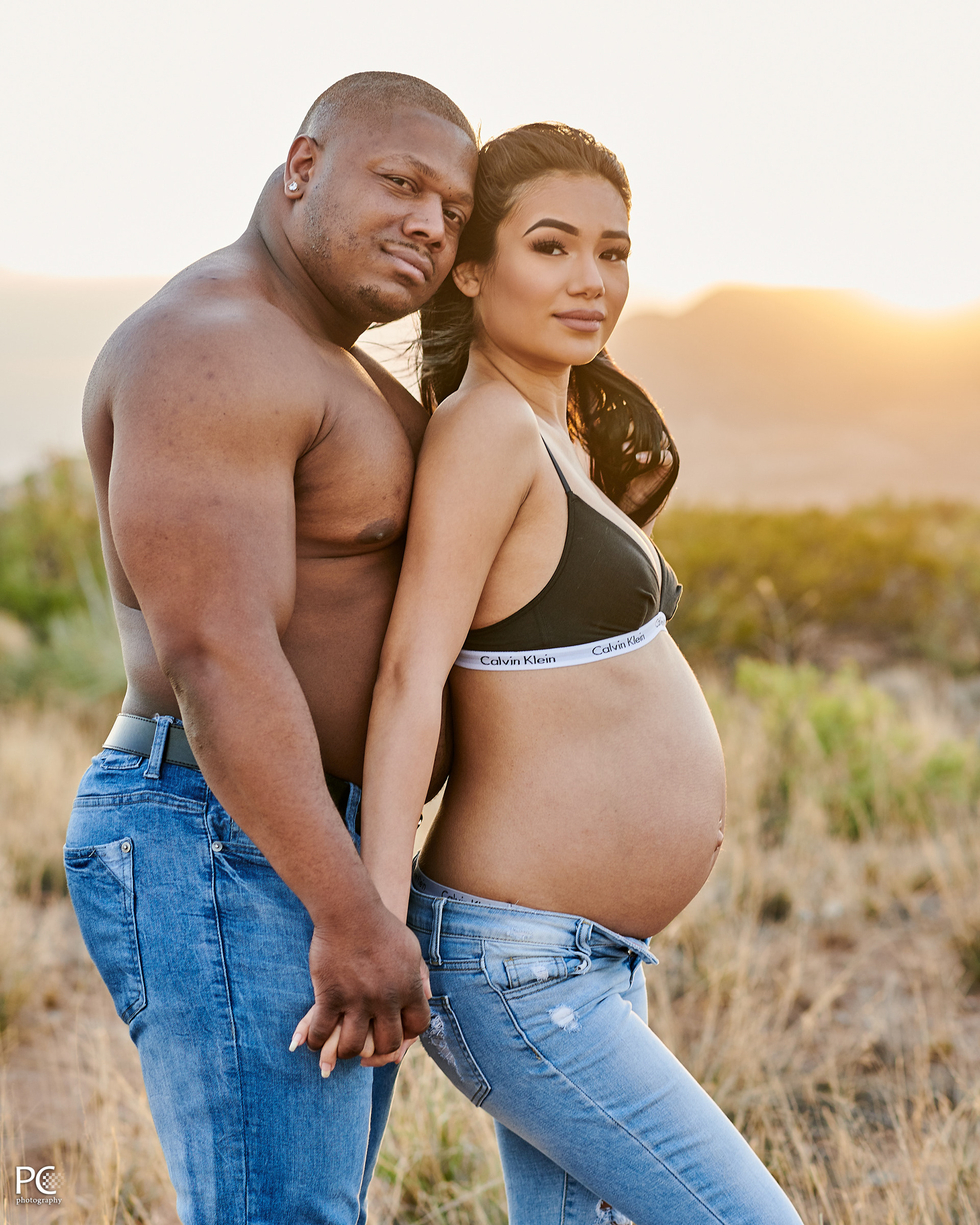 Couples maternity photo