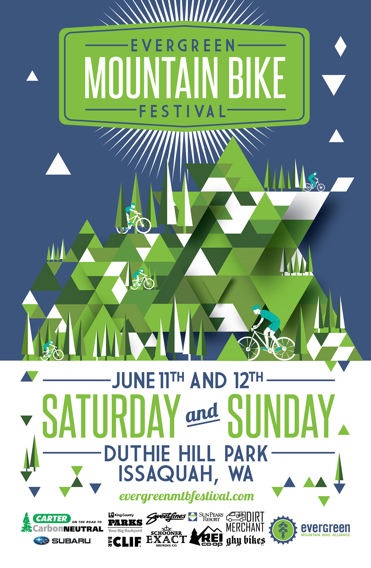 Emily Thompson Evergreen Mountain Bike Alliance Posters