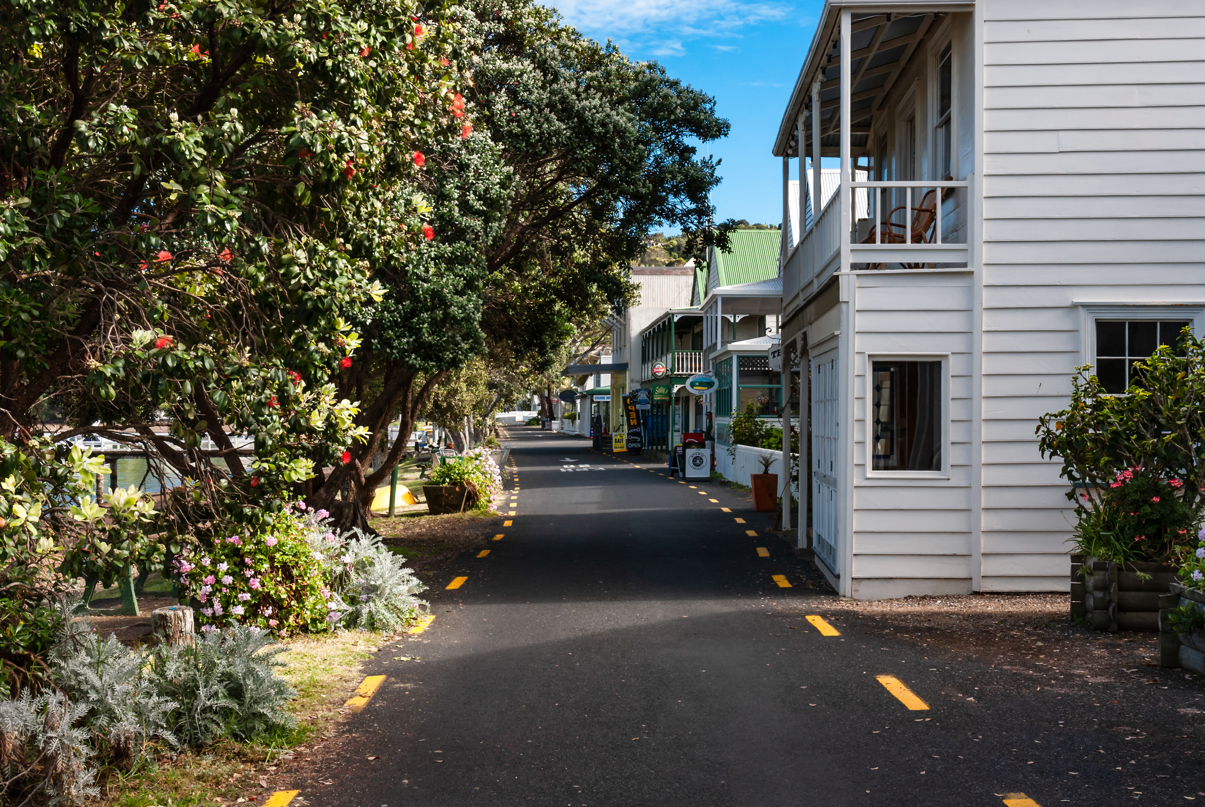 The Strand in Russell, Northland, New Zealand