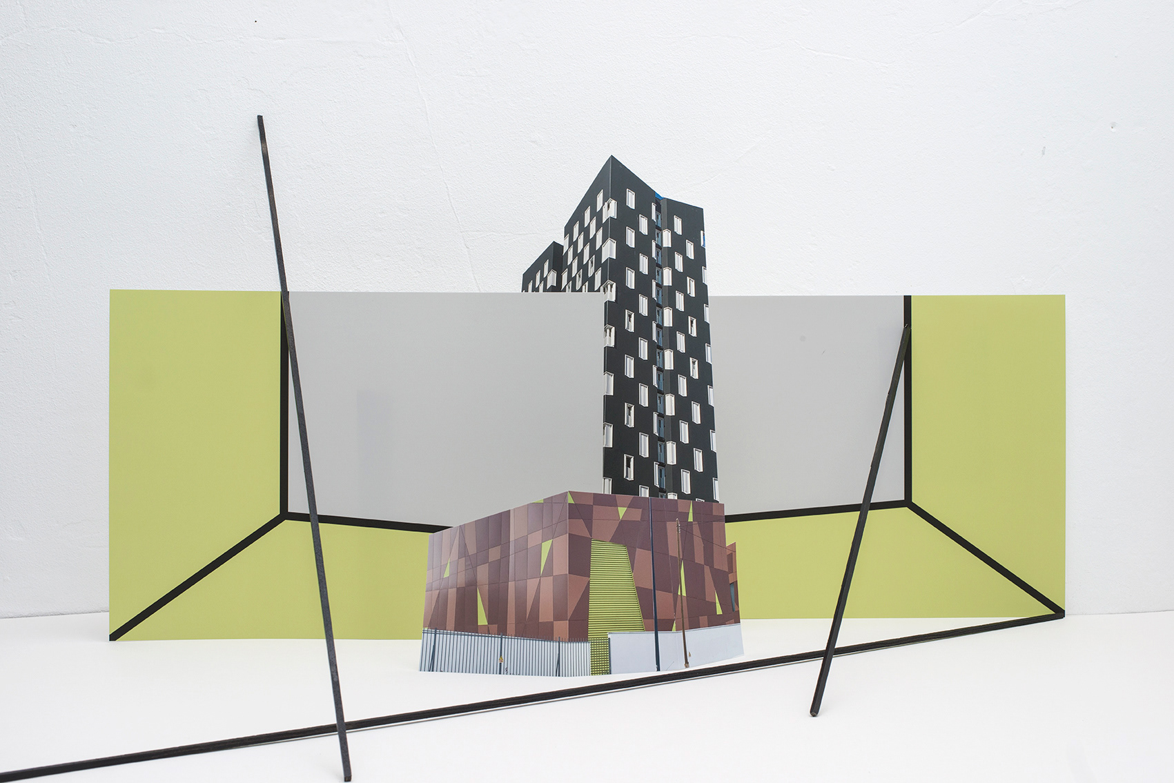 Florian Schmitt, espace imaginaire 01, 2020, photographie (tirage couleur, châssis affleurant aluminium), 60 × 40 cm.