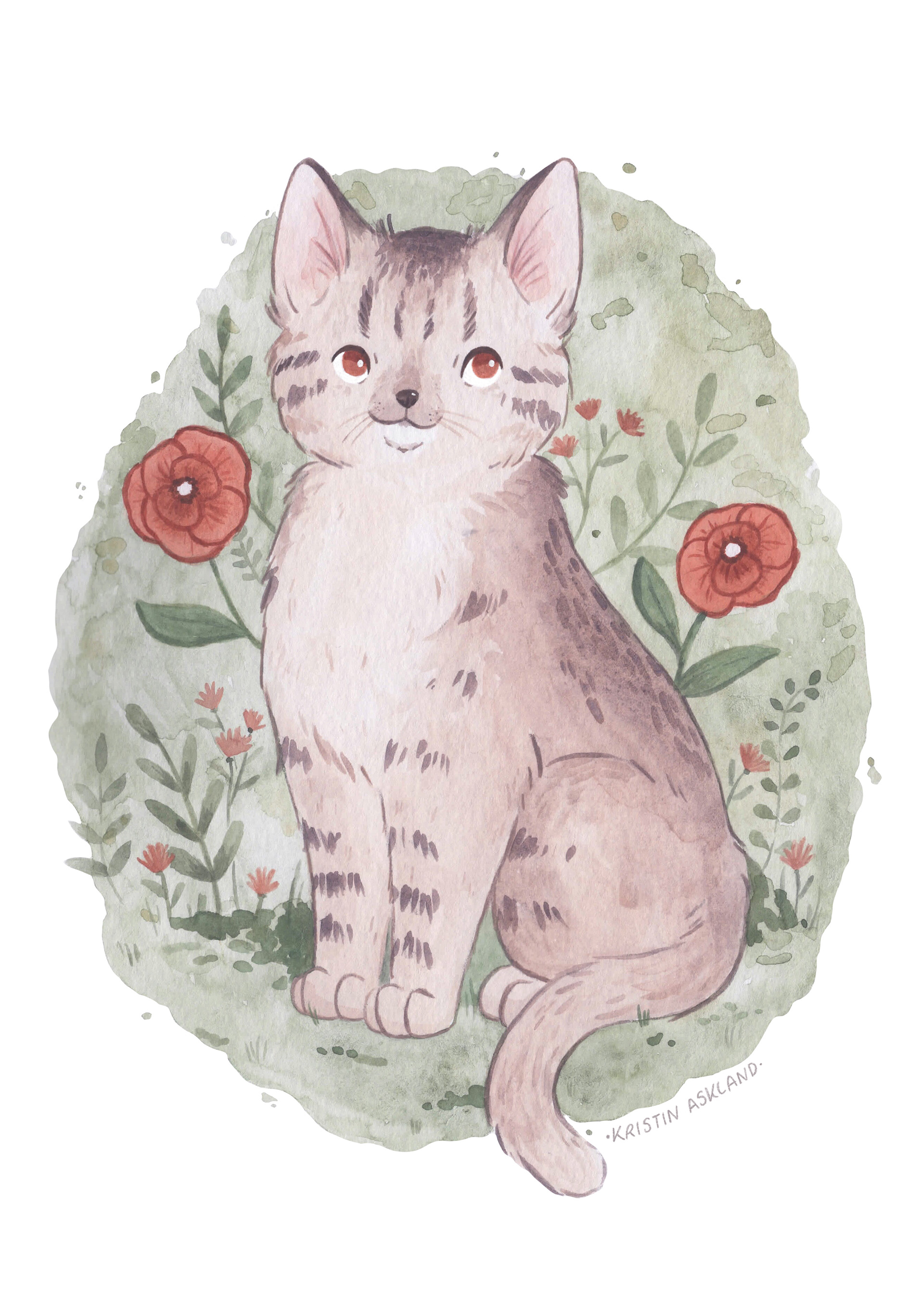 Cat portrait for Chris.
