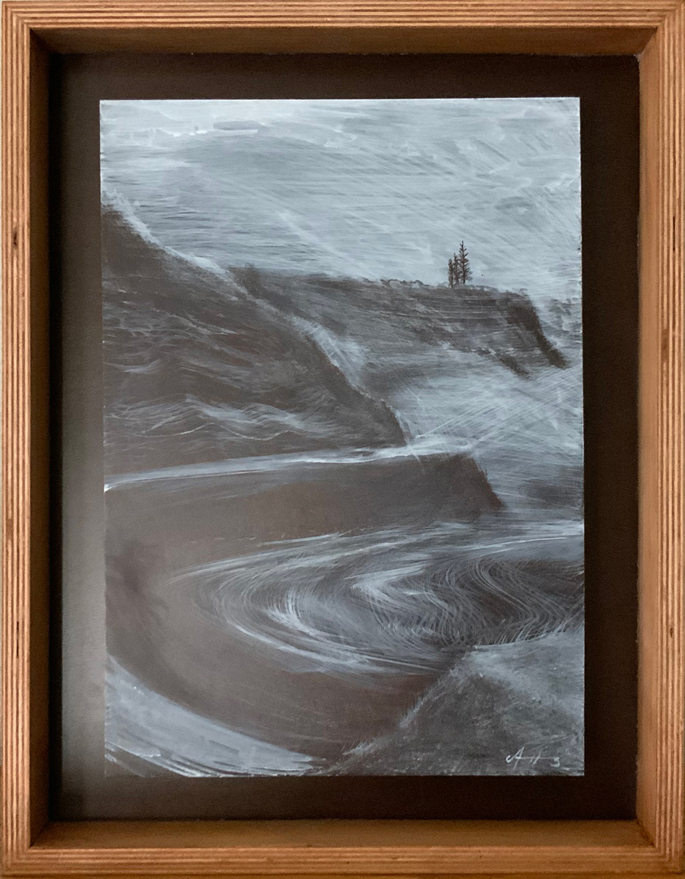 Sea Breeze - 16.5" w x 21.25" h x 2" d (Including Frame)