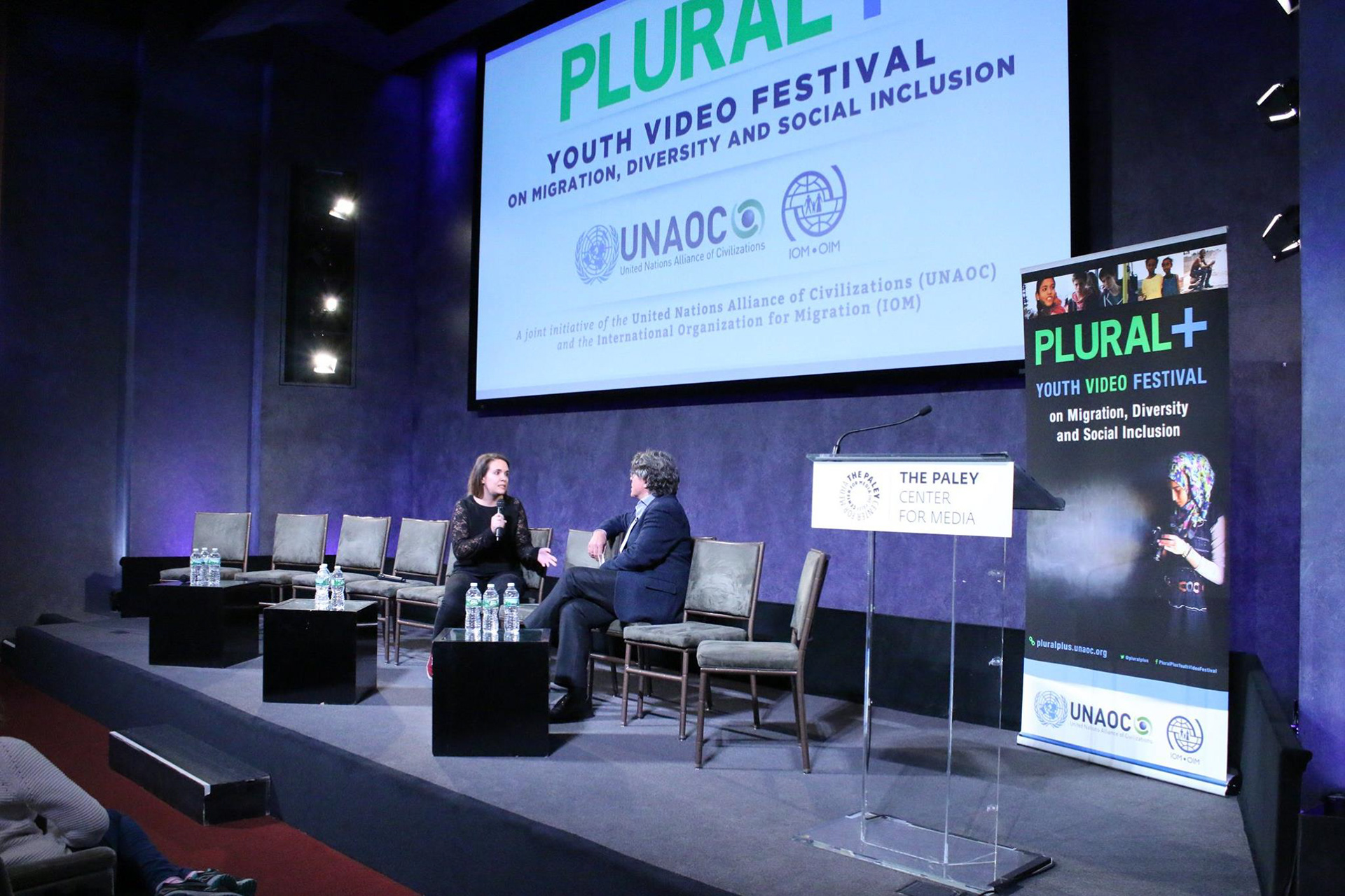 Talking about "SEE ACTIONS. NOT COLOURS." at The Paley Center for Media in New York