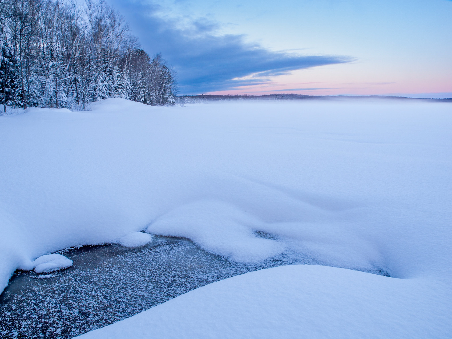 Winter, Bark Lake Leadership Camp, Ontario