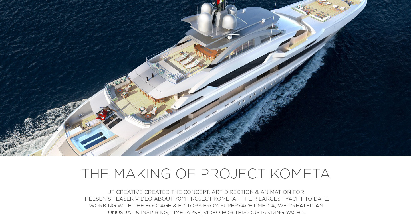 JT Creative Media - Designing print and web for the superyacht and