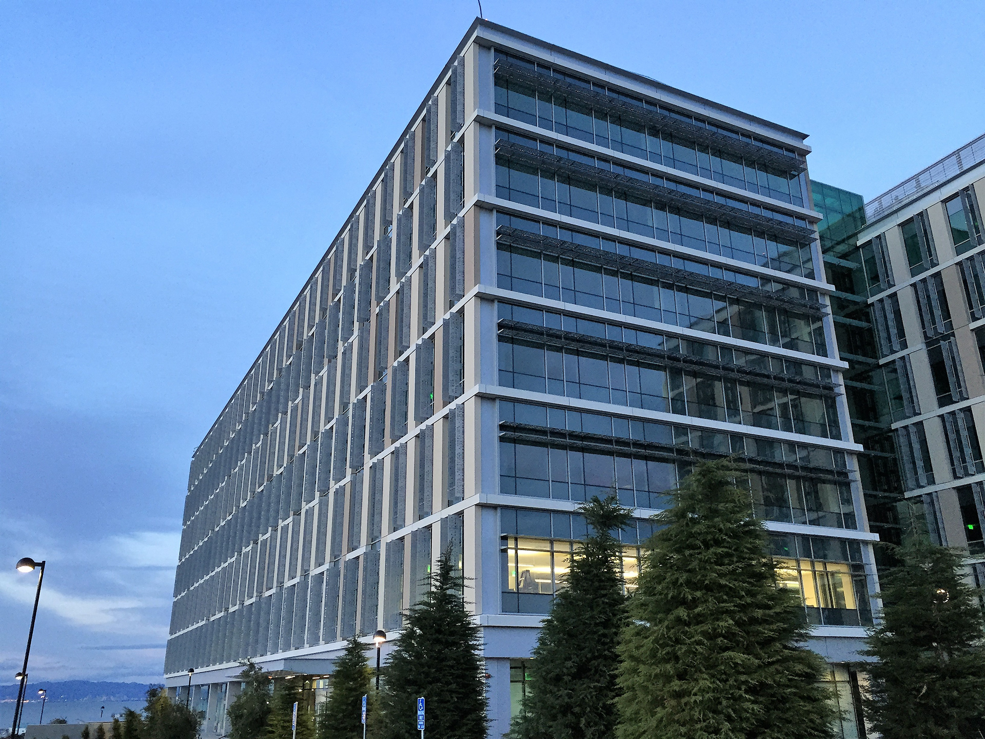 evening exterior view