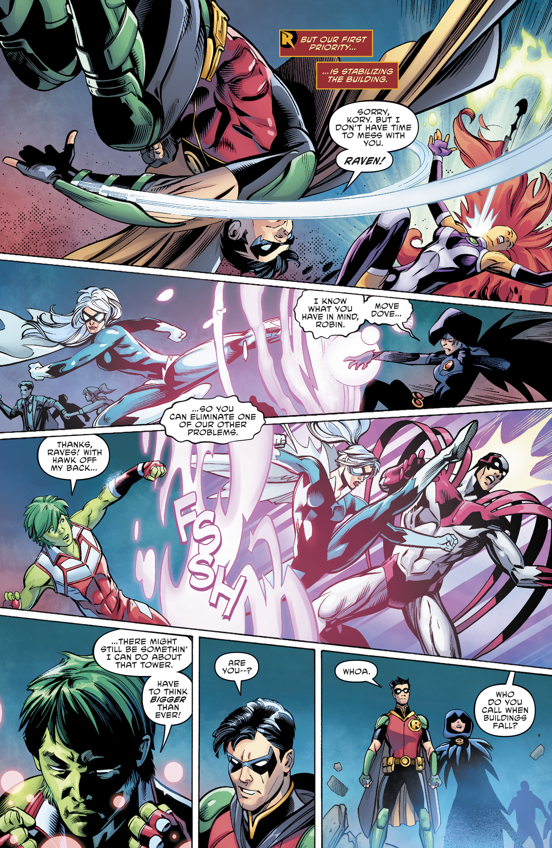 TITANS: BURNING RAGE #5 © DC Comics