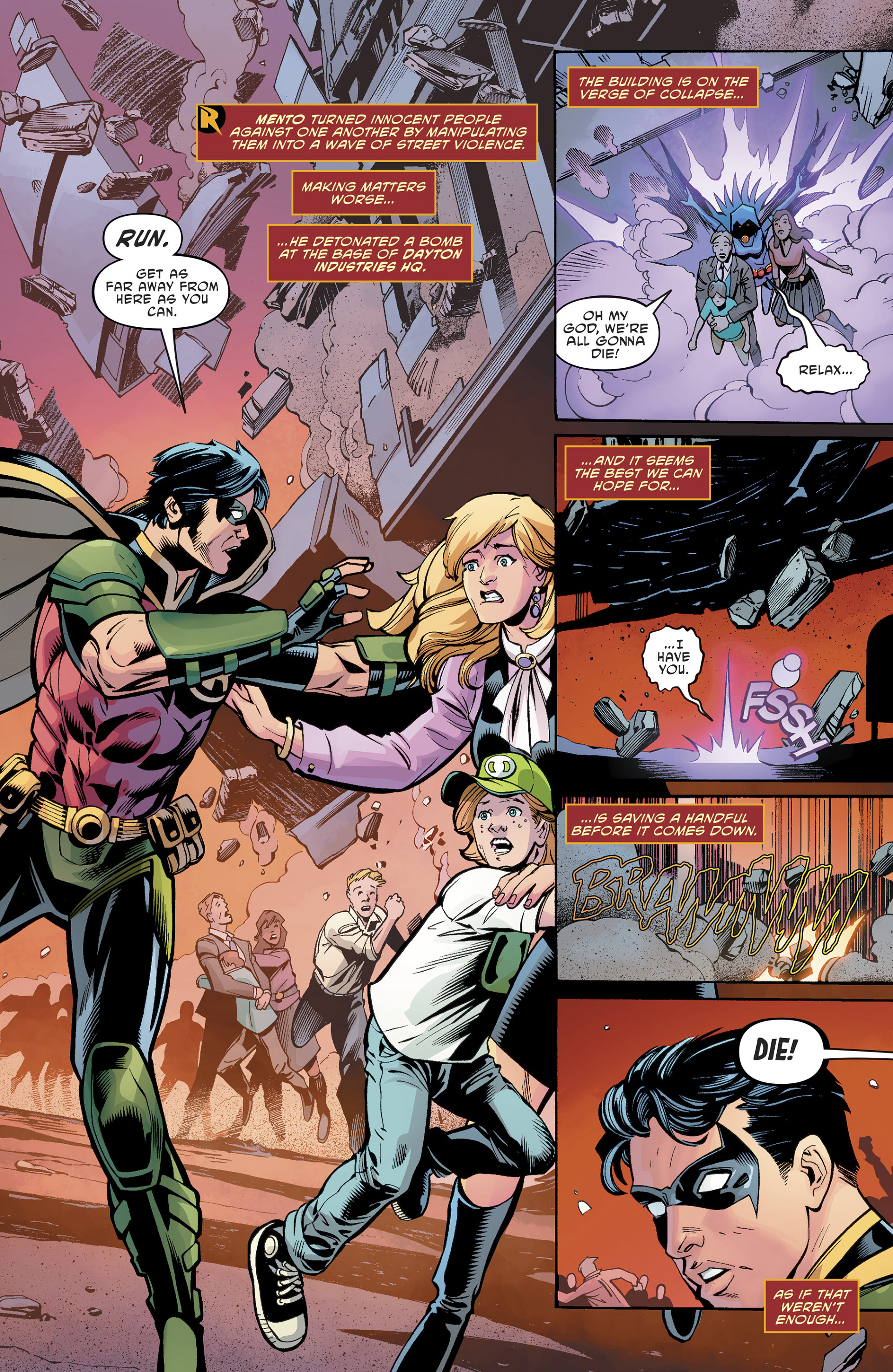 TITANS: BURNING RAGE #5 © DC Comics