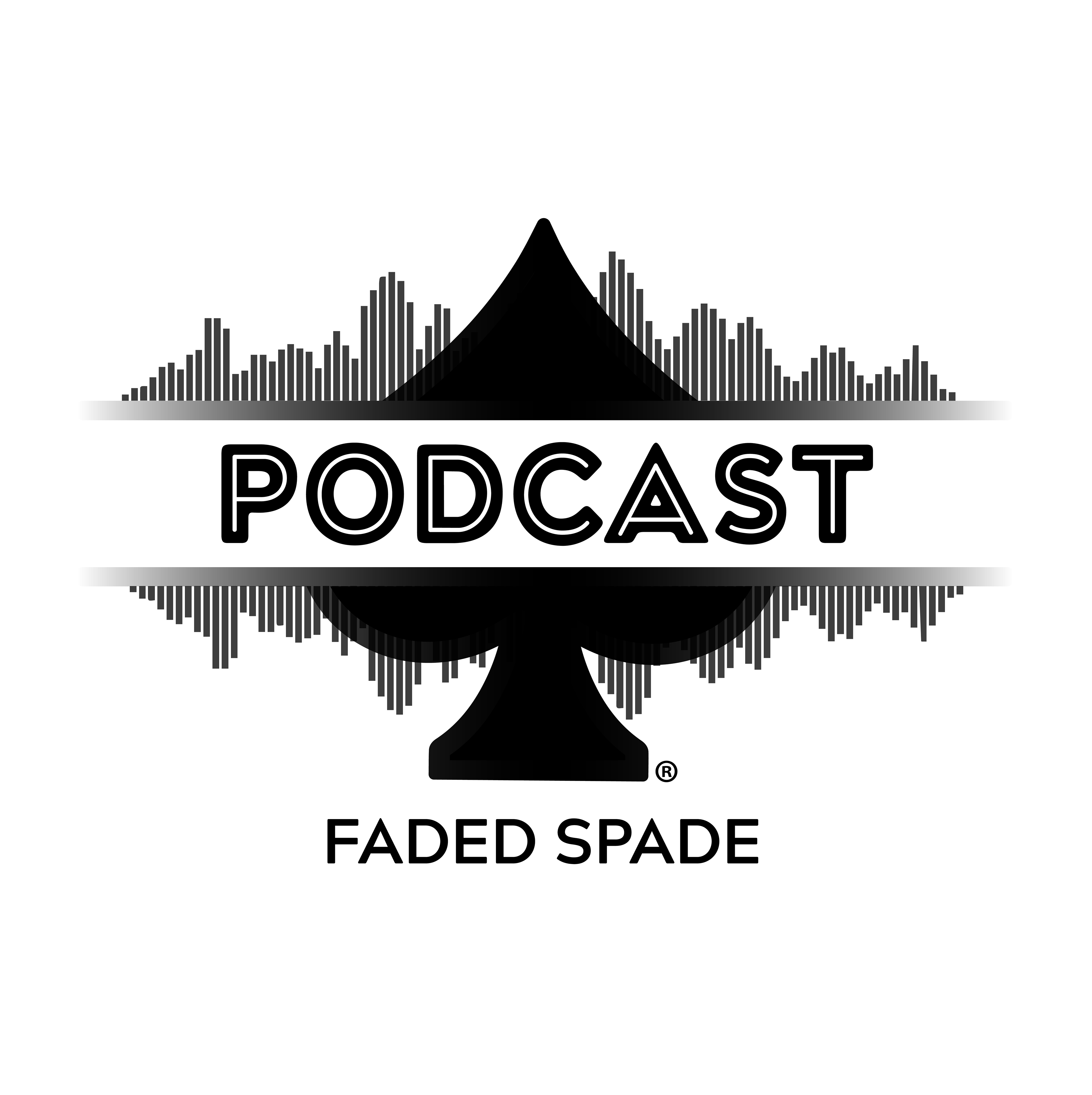 Faded Spade Podcast logo & design (variant)