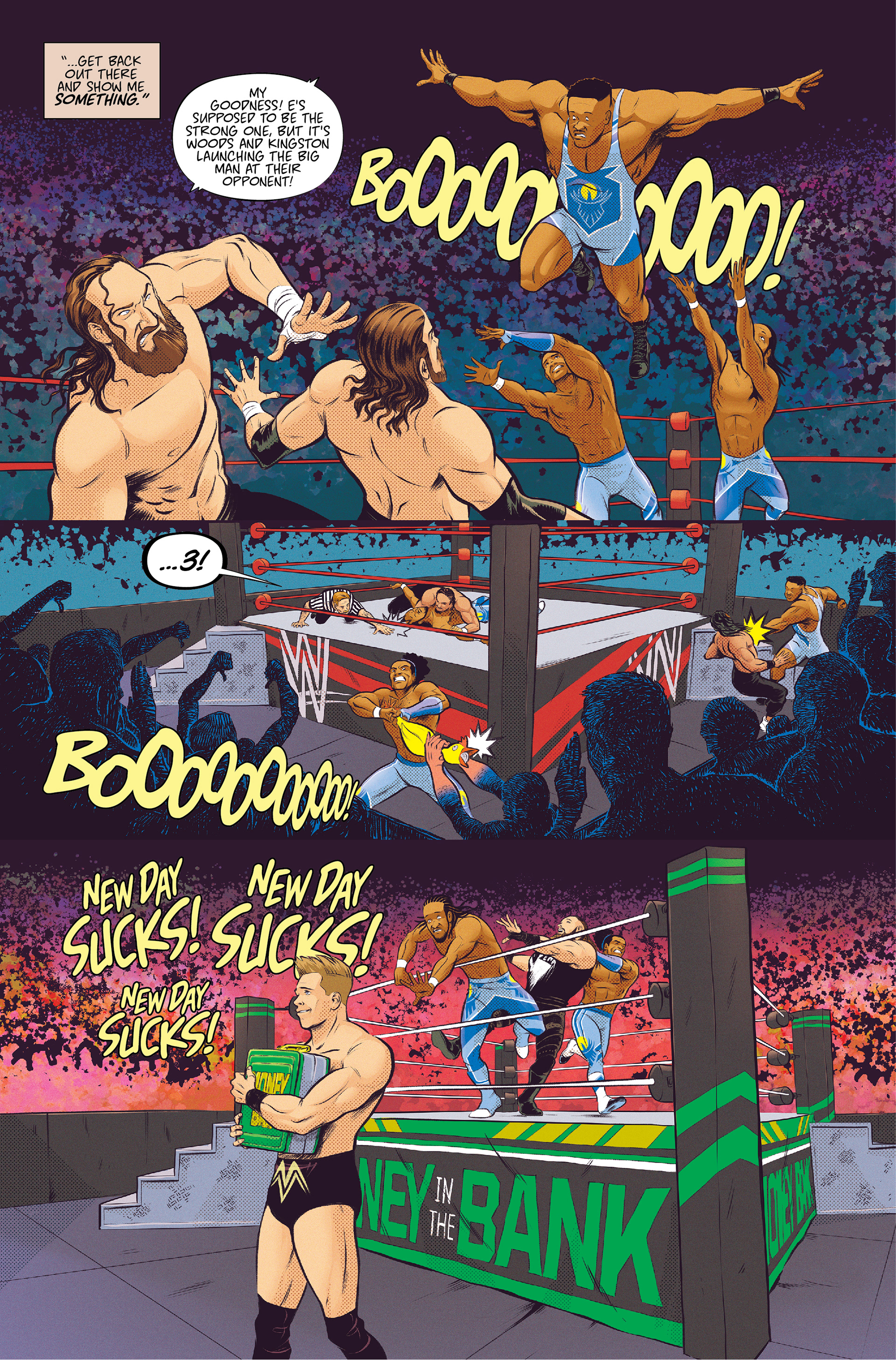 WWE The New Day: Power of Positivity #2 © BOOM! Studios