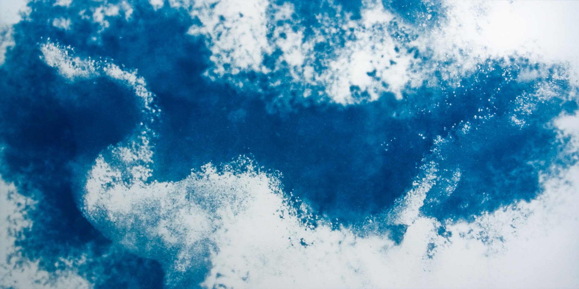 Glacier No. 3, Plate 1; Cyanotype, 12 x 24 Inches; © 2008