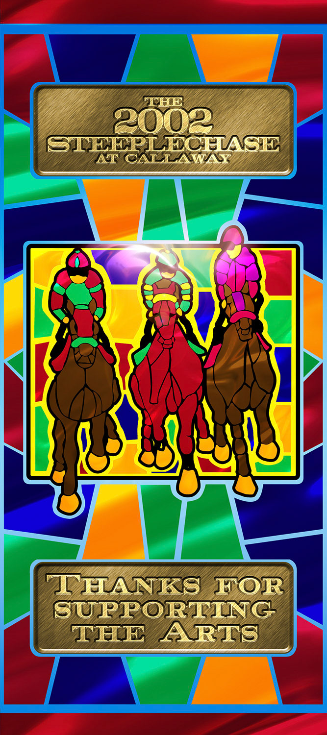 2002 brochure design for Steeplechase at Callaway.