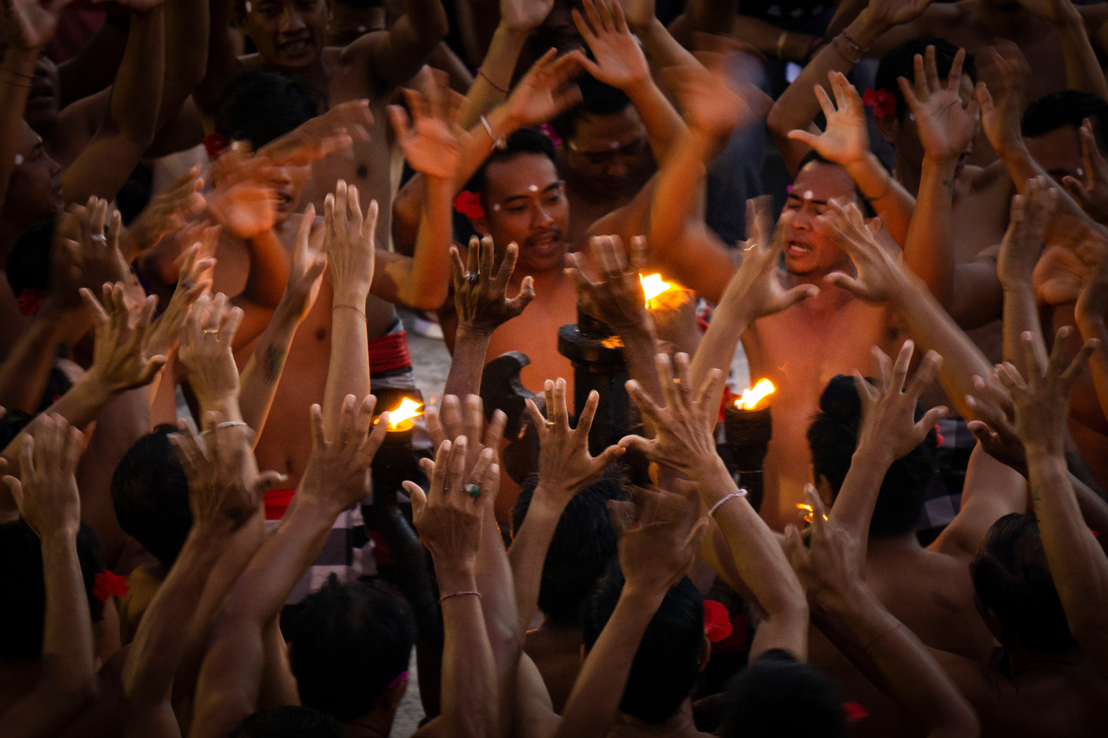 Danse traditionelle Kecak, Bali