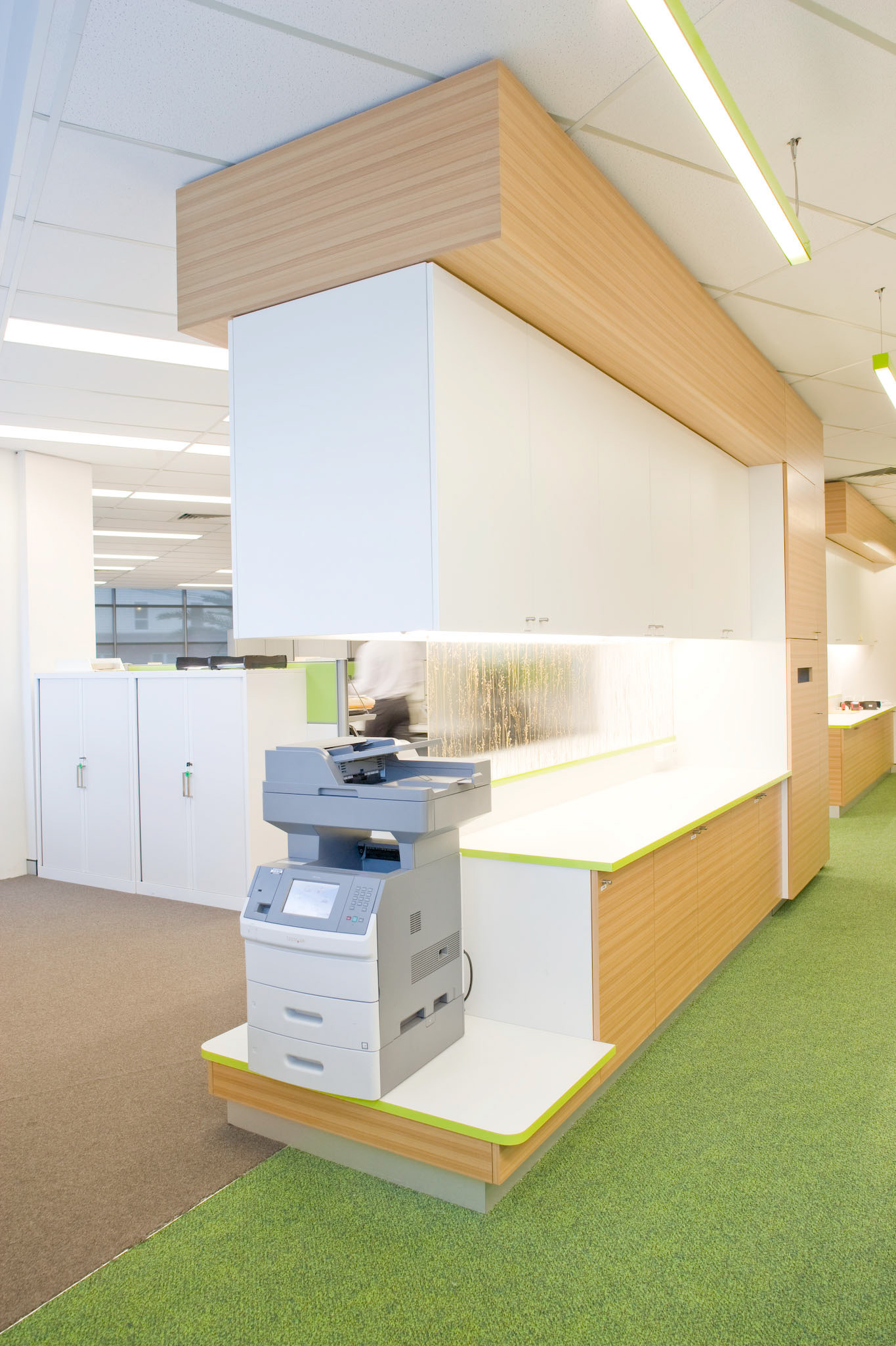 Centrally located admin hub