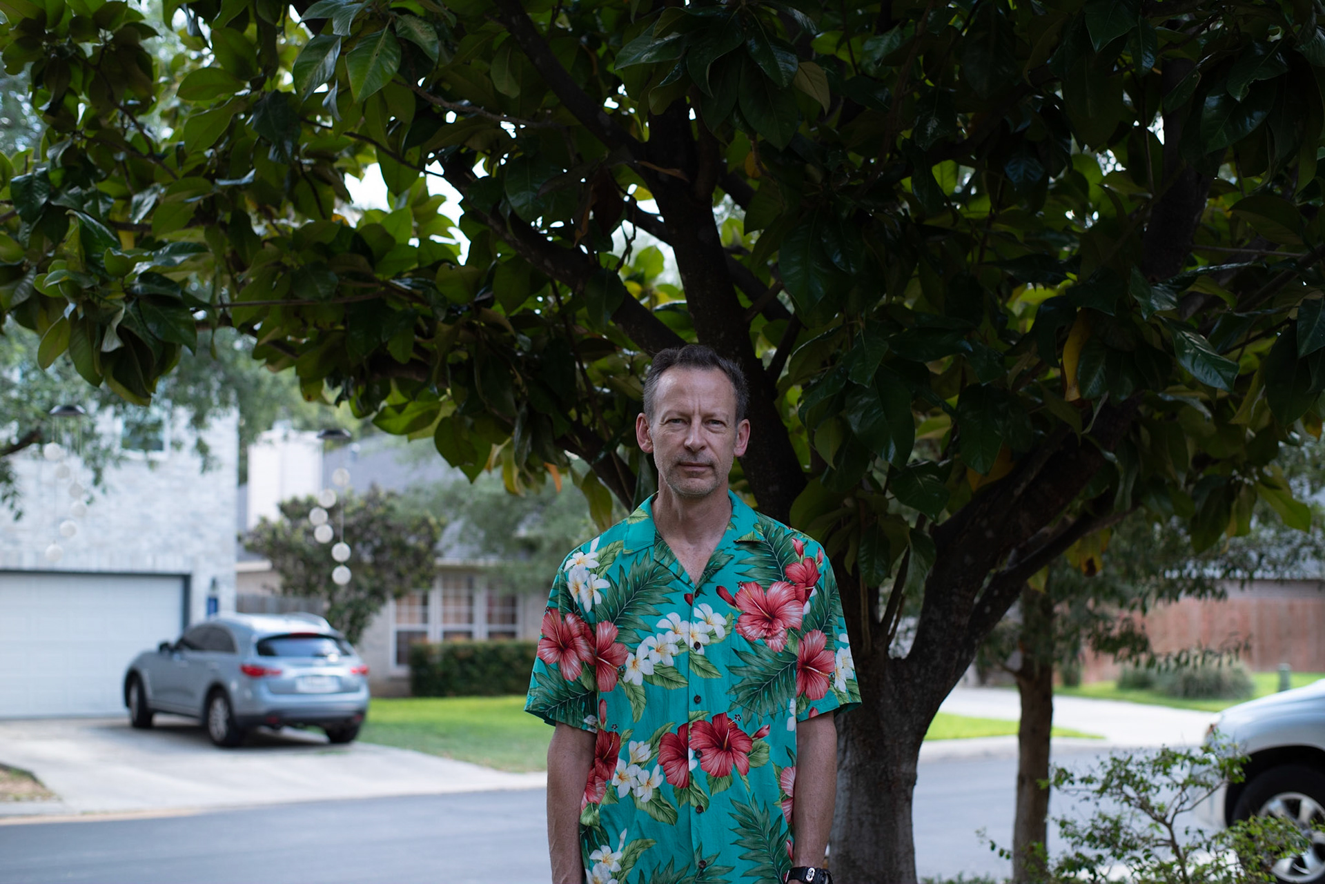 Donald Bachler Indulges his wife.  Shot in F 3.2