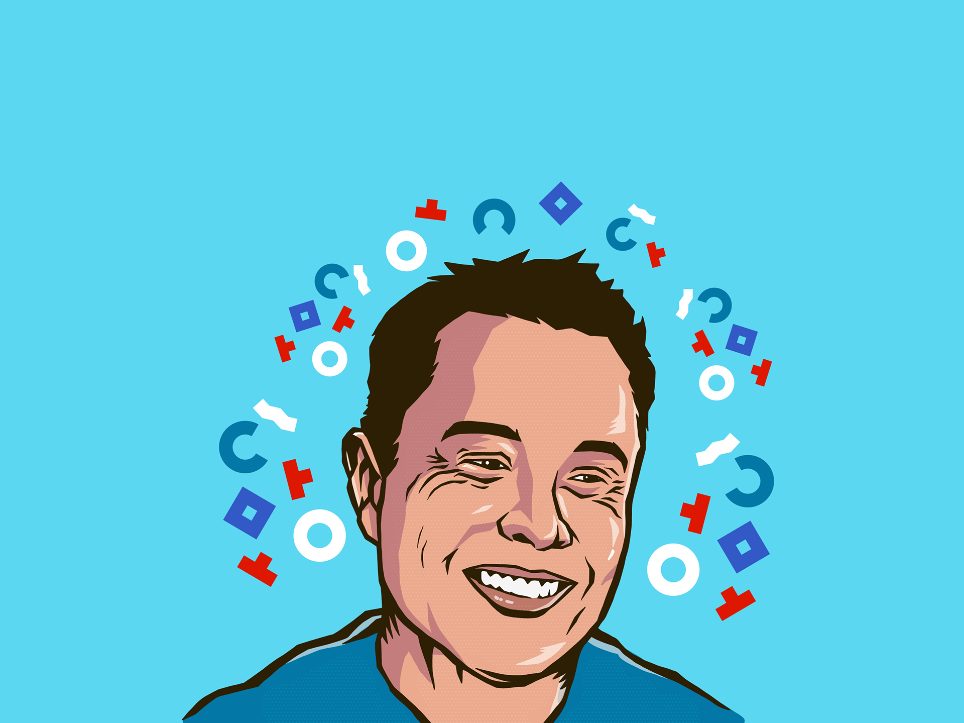 Elon Musk illustration