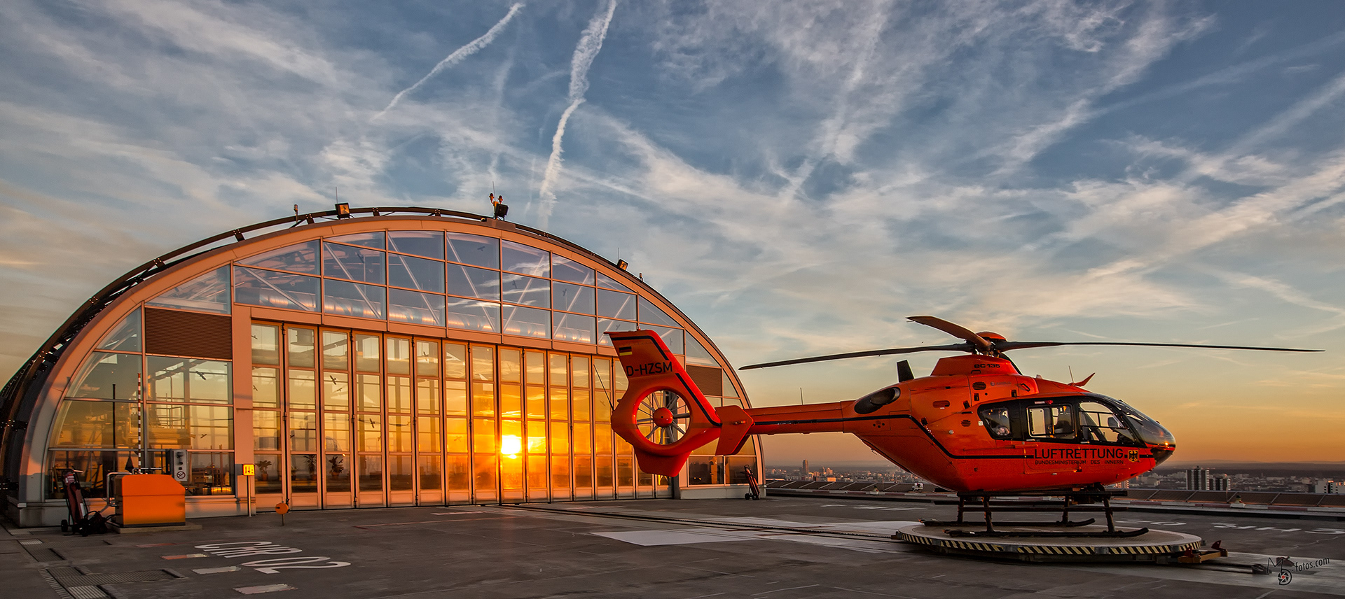 hangar sunsets