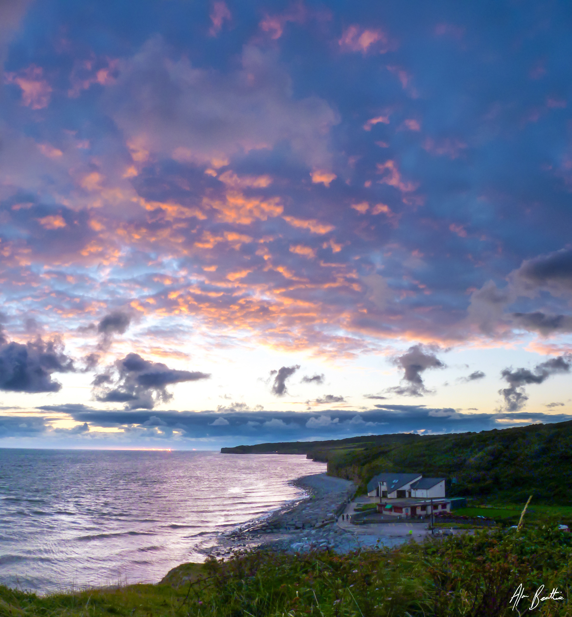 Llantwit Clifftop Sunset