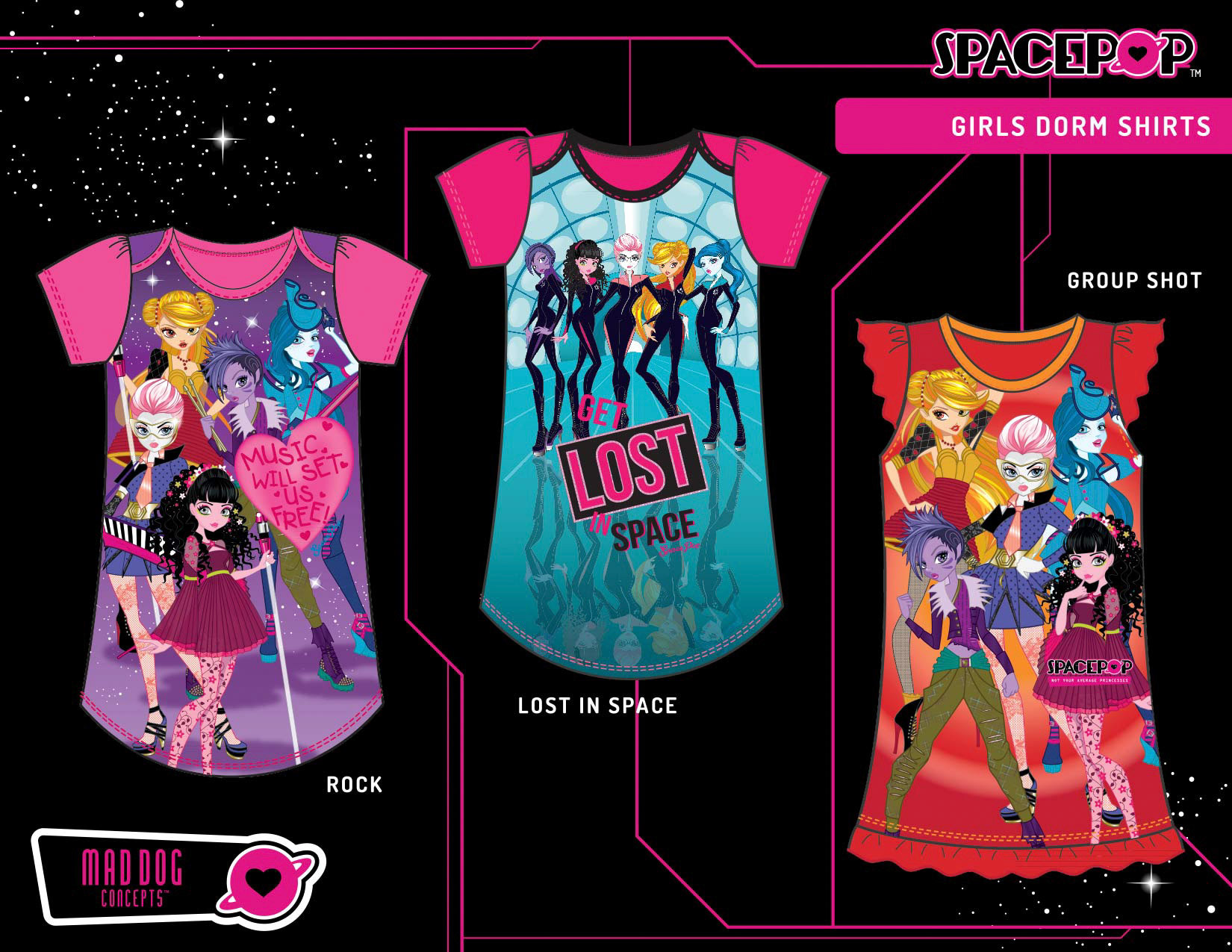 Space Pop Gowns