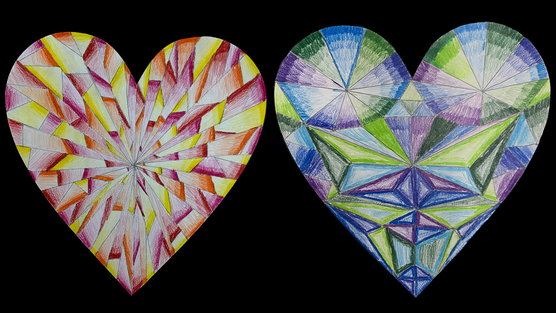 GEOMETRIC HEARTS. Grade 5