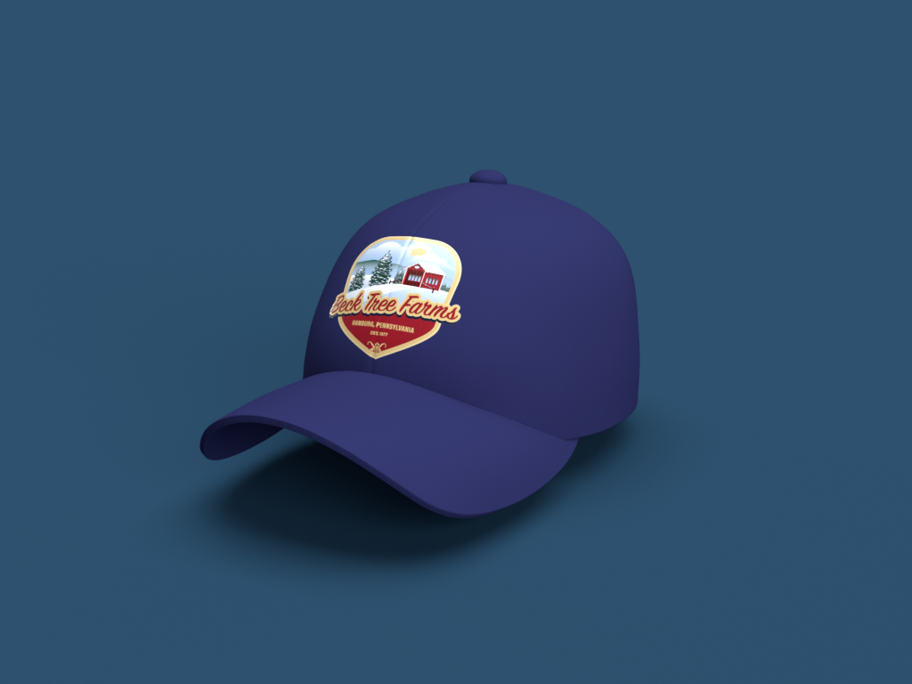 BASEBALL CAP MERCHANDISE CONCEPT