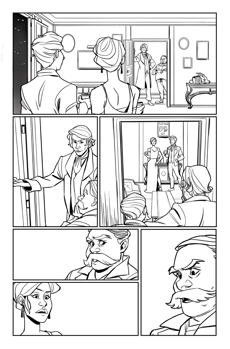The Thrilling Adventure Hour: Residence Evil - Pencils, Inks (written by Ben Acker & Ben Blacker, BOOM! 2018)