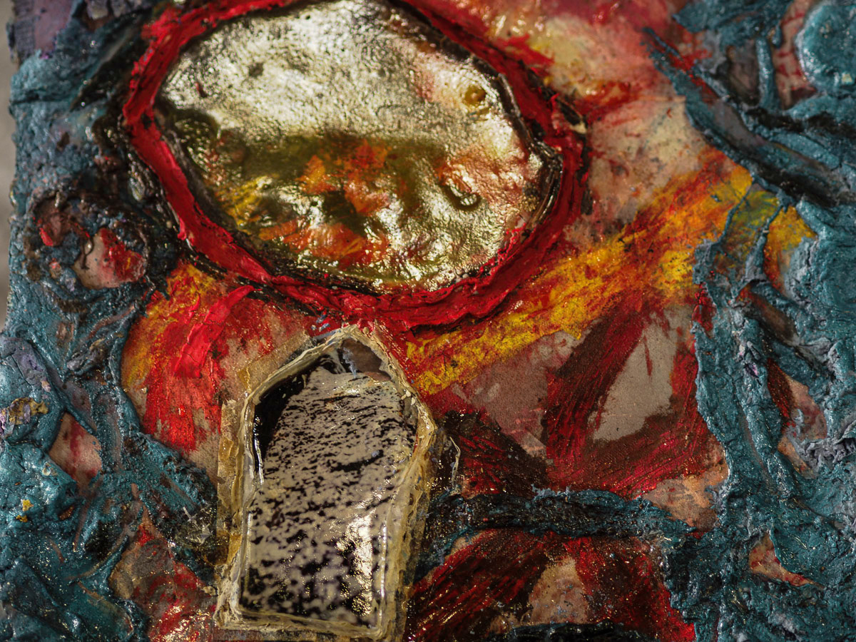 ice man, other side, close up