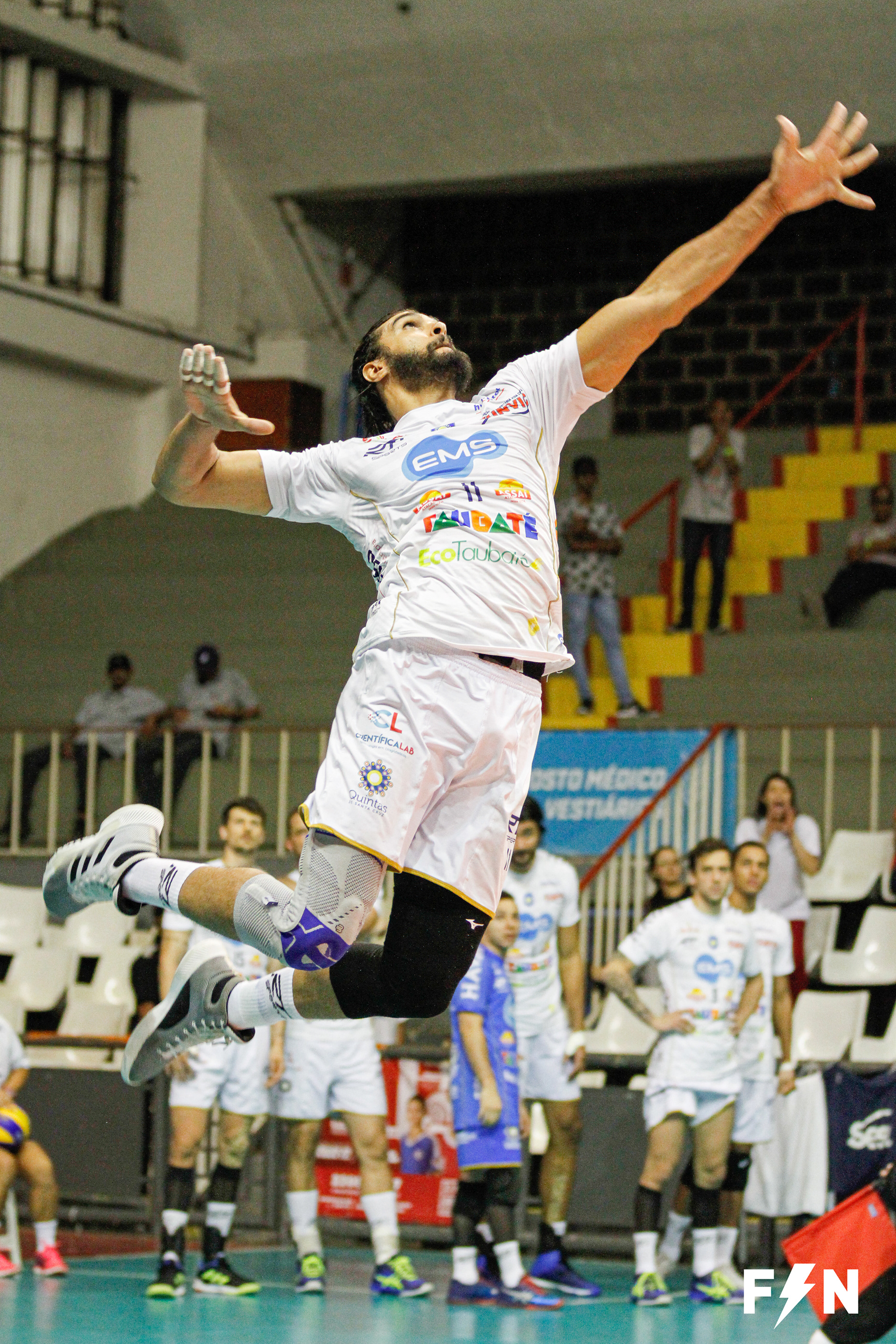 Lances da partida entre SESC RJ 3 x 2 TAUBATÉ, válida pela Superliga de Vôlei, temporada 2019/2020