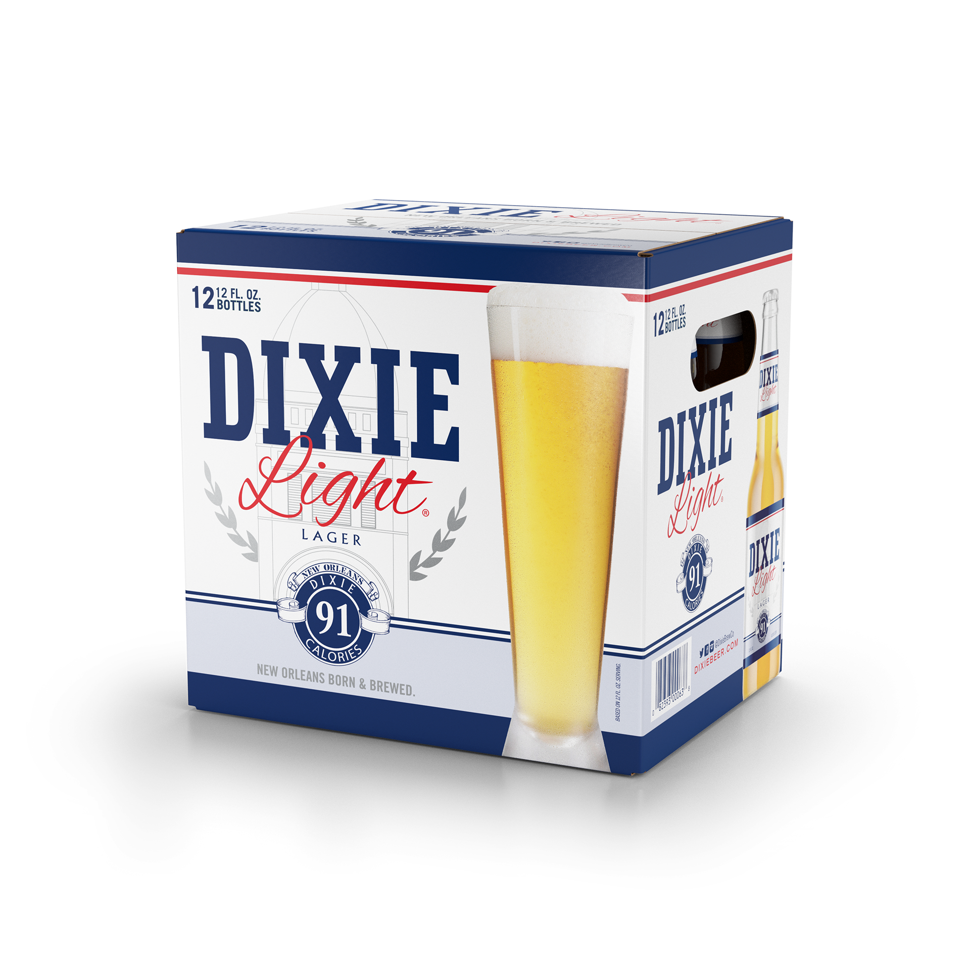Dixie Light 12 oz. Carton