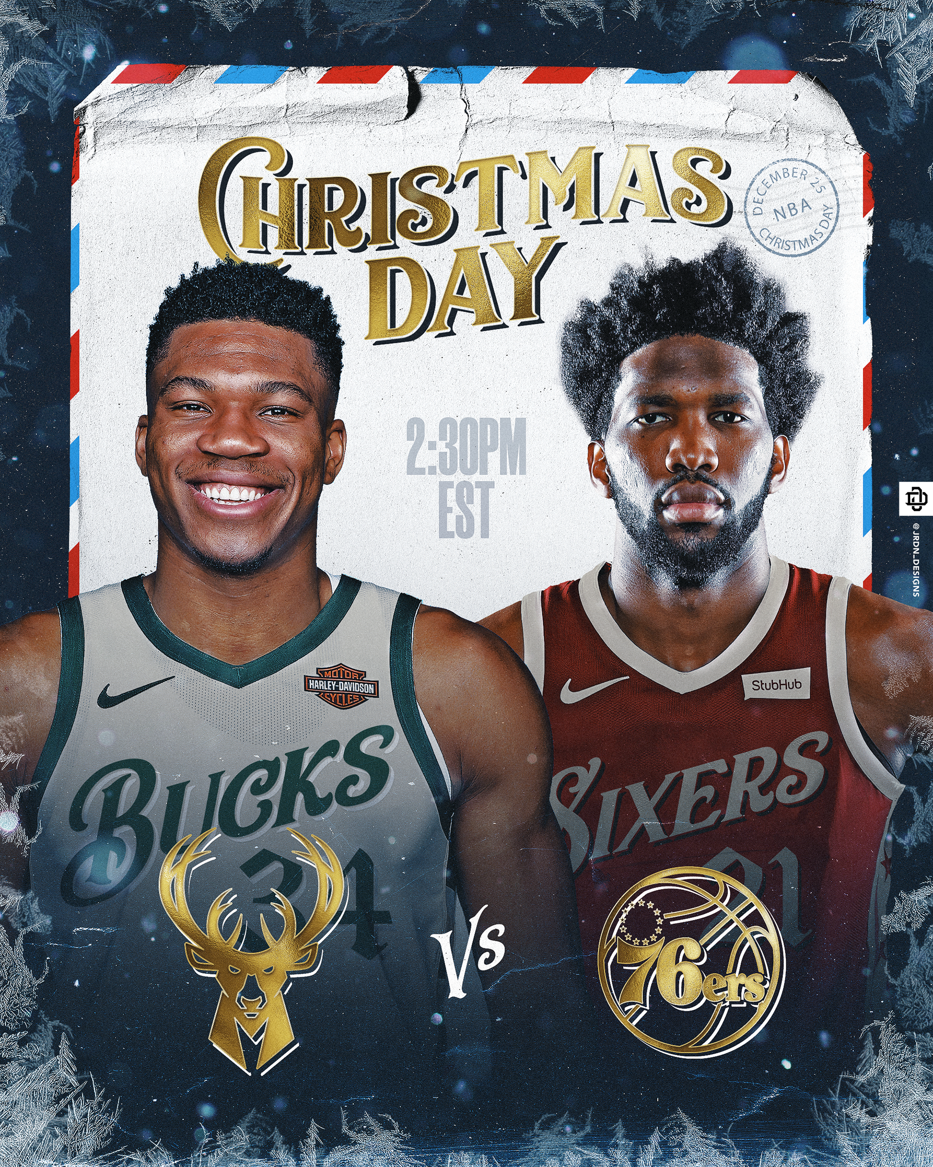 Jordan Fortin Belanger - 2018 NBA Christmas Day Jersey Concepts