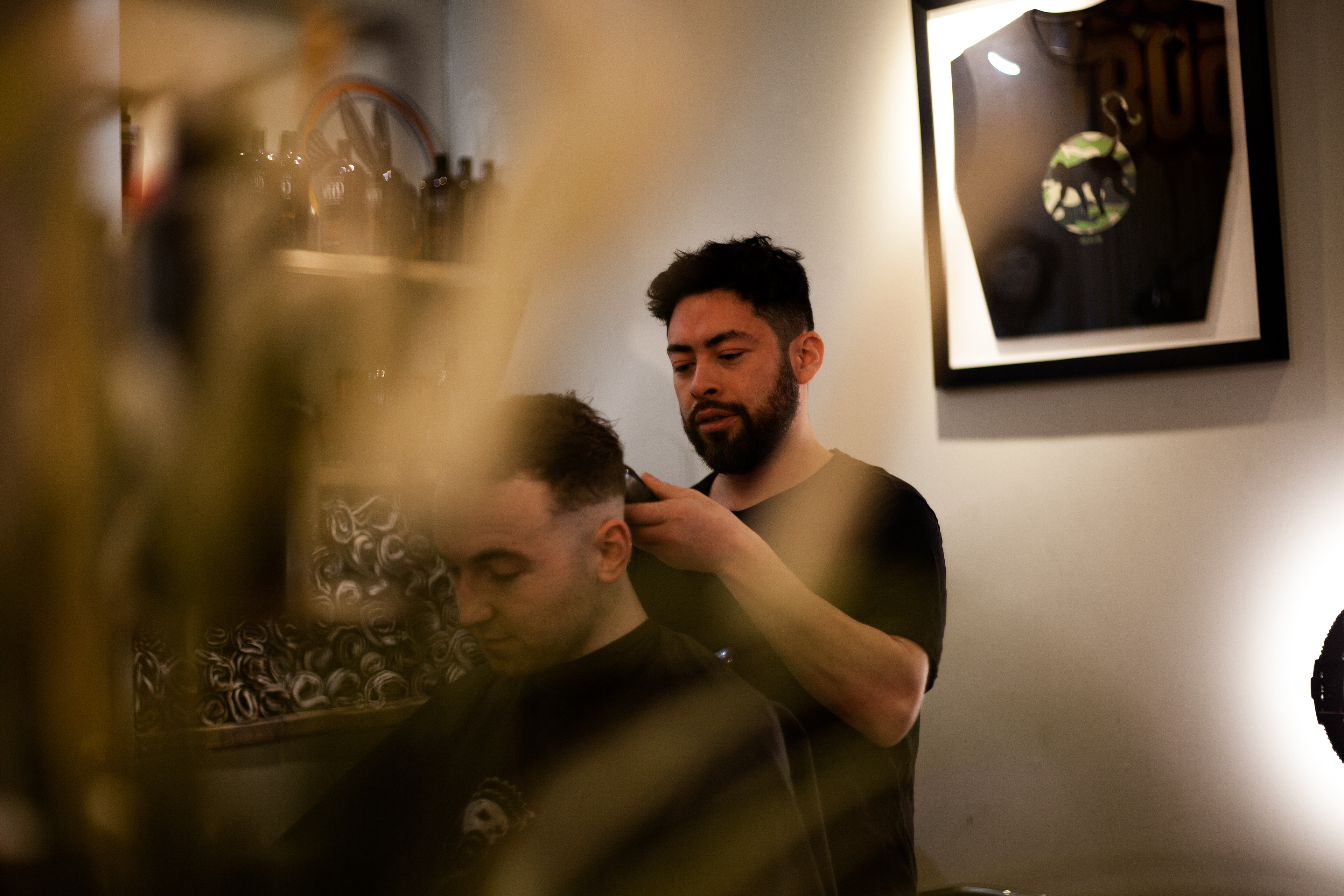 Chris works with his next client