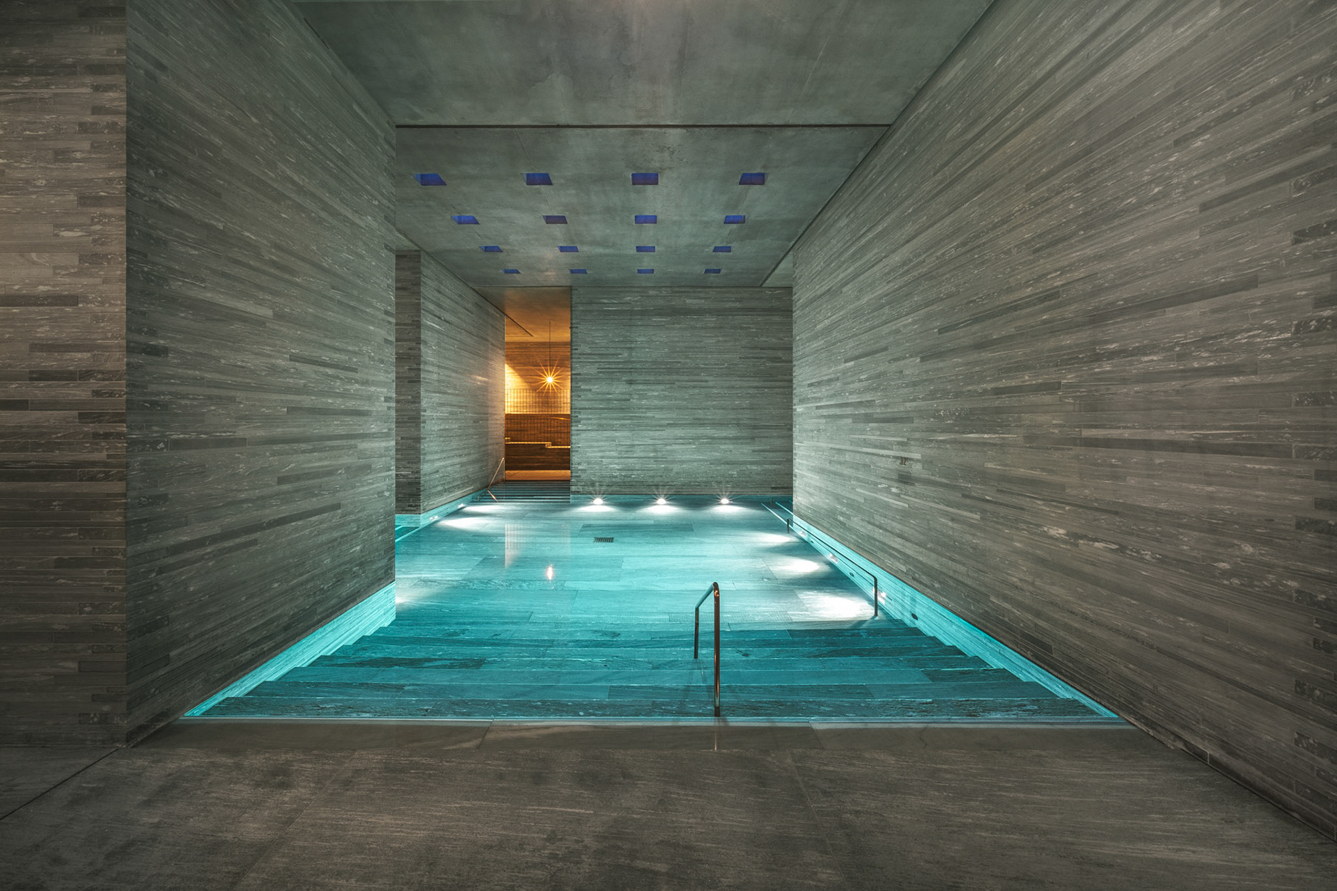 Therme Vals interior pool