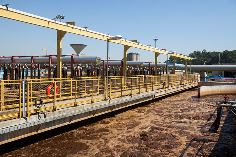 Aquapolo Ambiental - Estação de coleta de esgoto