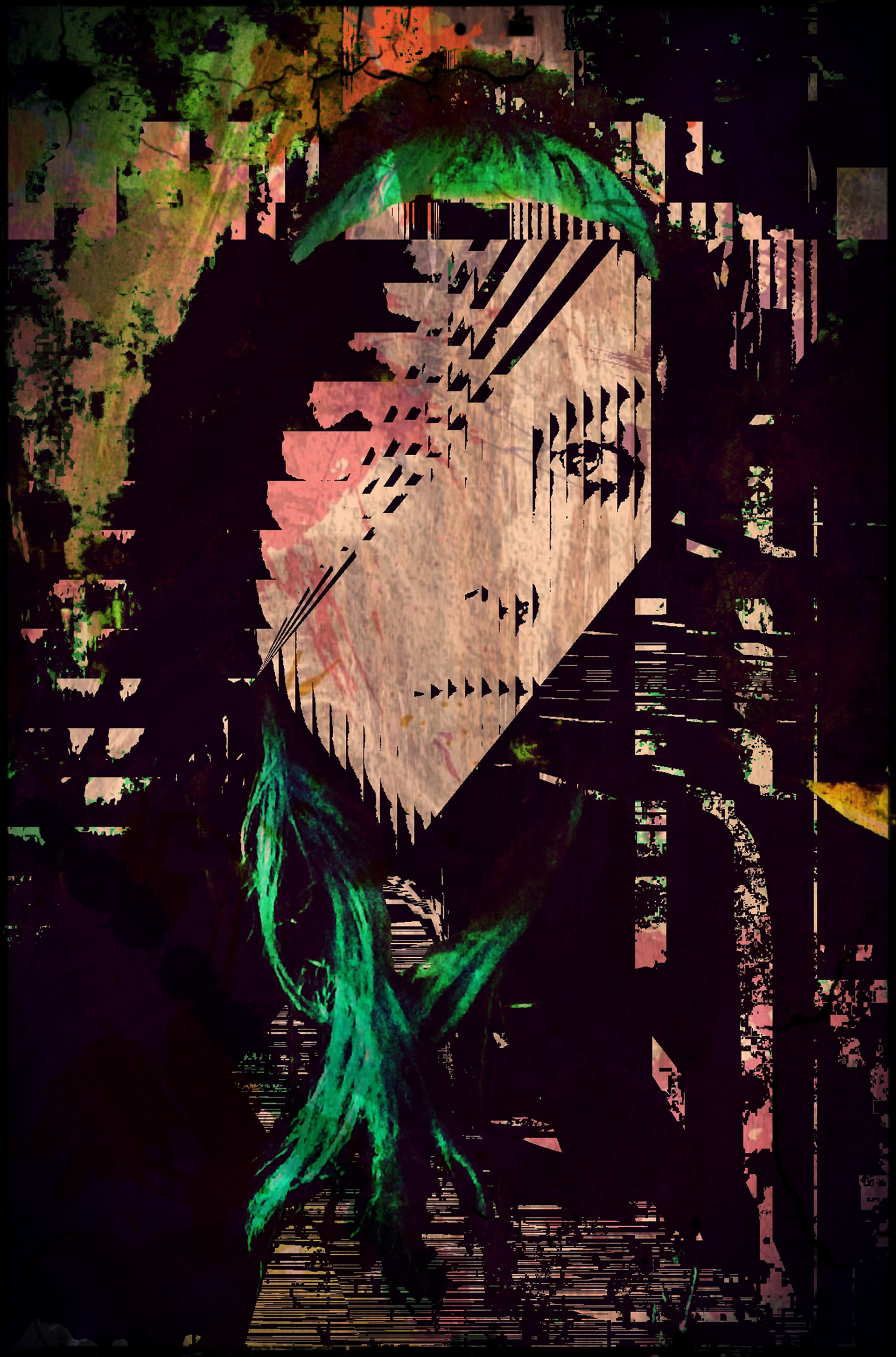 'Subverted Selfies' for the 'Glitch Series'