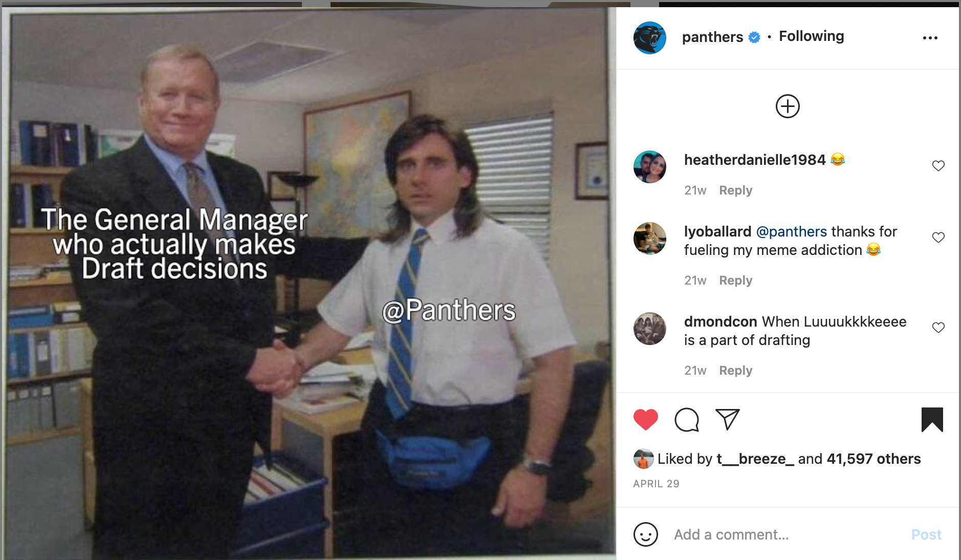 Carolina Panthers (NFL Draft, 2021)