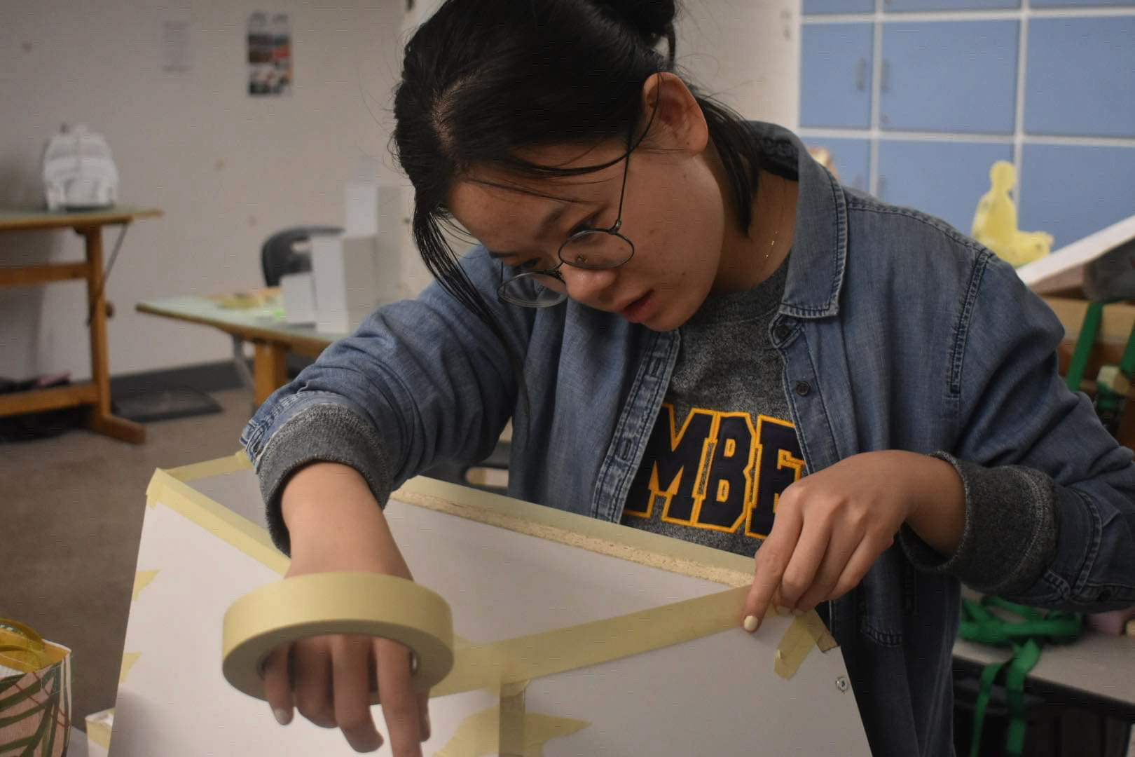 Preparing the exposed edges to be sealed
