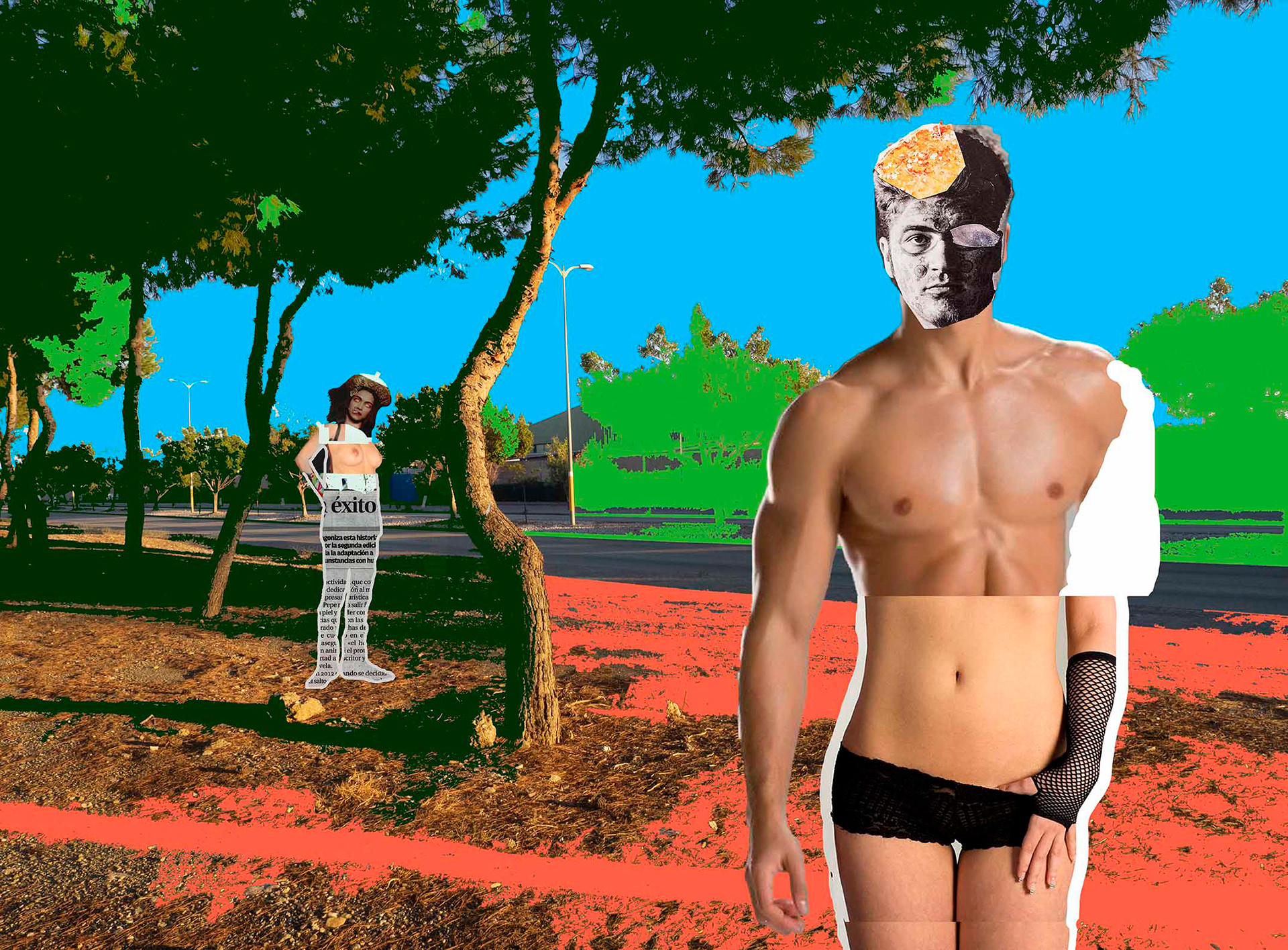 Nº 81. Título: Exteriores 2. Desnudos en el polígono. Medidas: 76 x 56 cm. Técnica: Impresión digital. Año 2018. Tirada: 5 ejemplares.