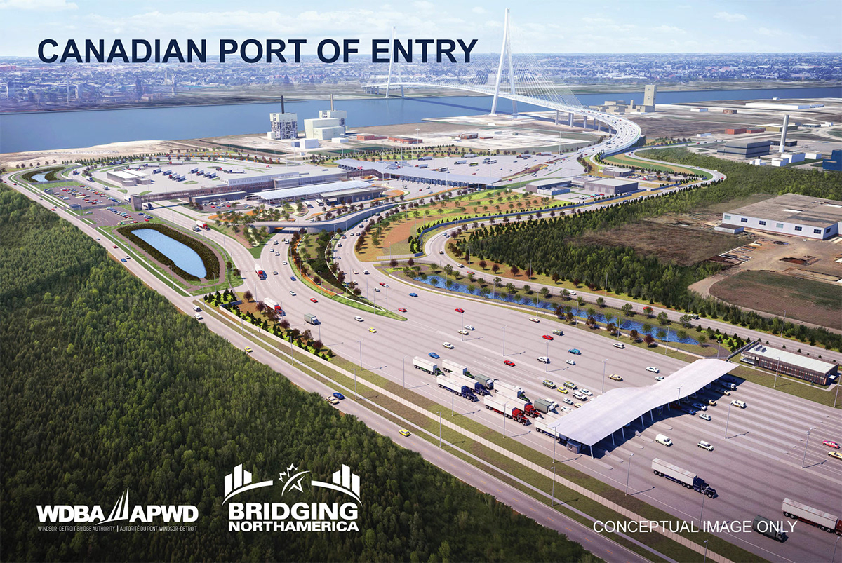 Sam Exeeson P3 Canadian Port of Entry, Gordie Howe Bridge, Windsor